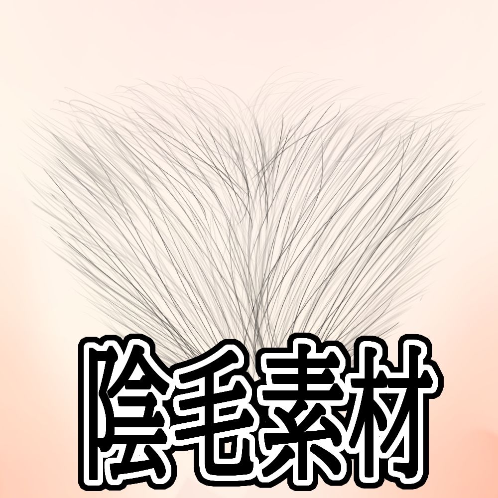 陰毛素材 サンプル1ページ目