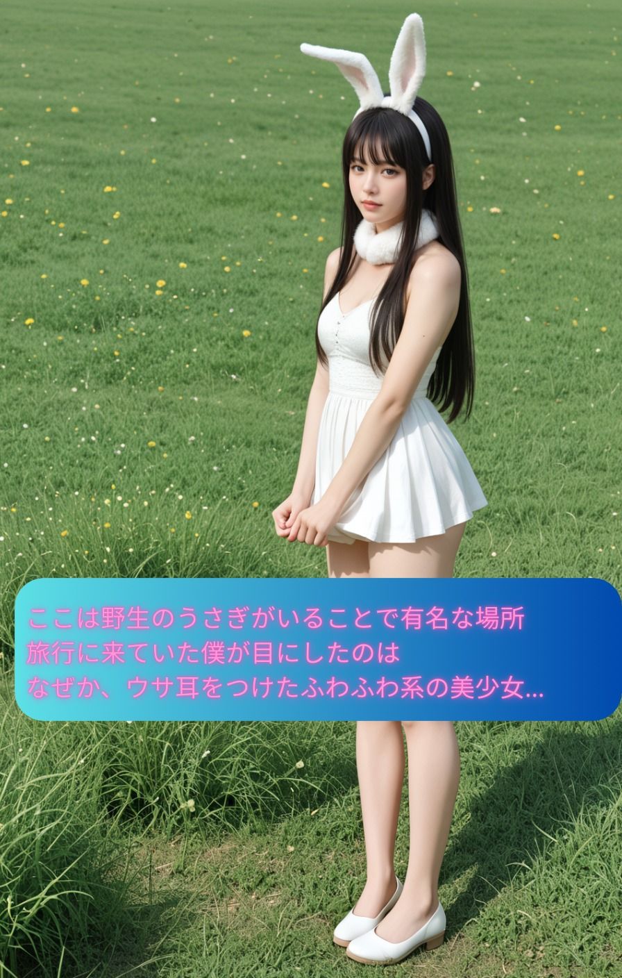 FLUFFY ＊Bunny Girls -うさぎが有名なとある観光地に行ったら、ふわふわ美少女だらけで我慢できずにいたずらしちゃう本- サンプル1ページ目