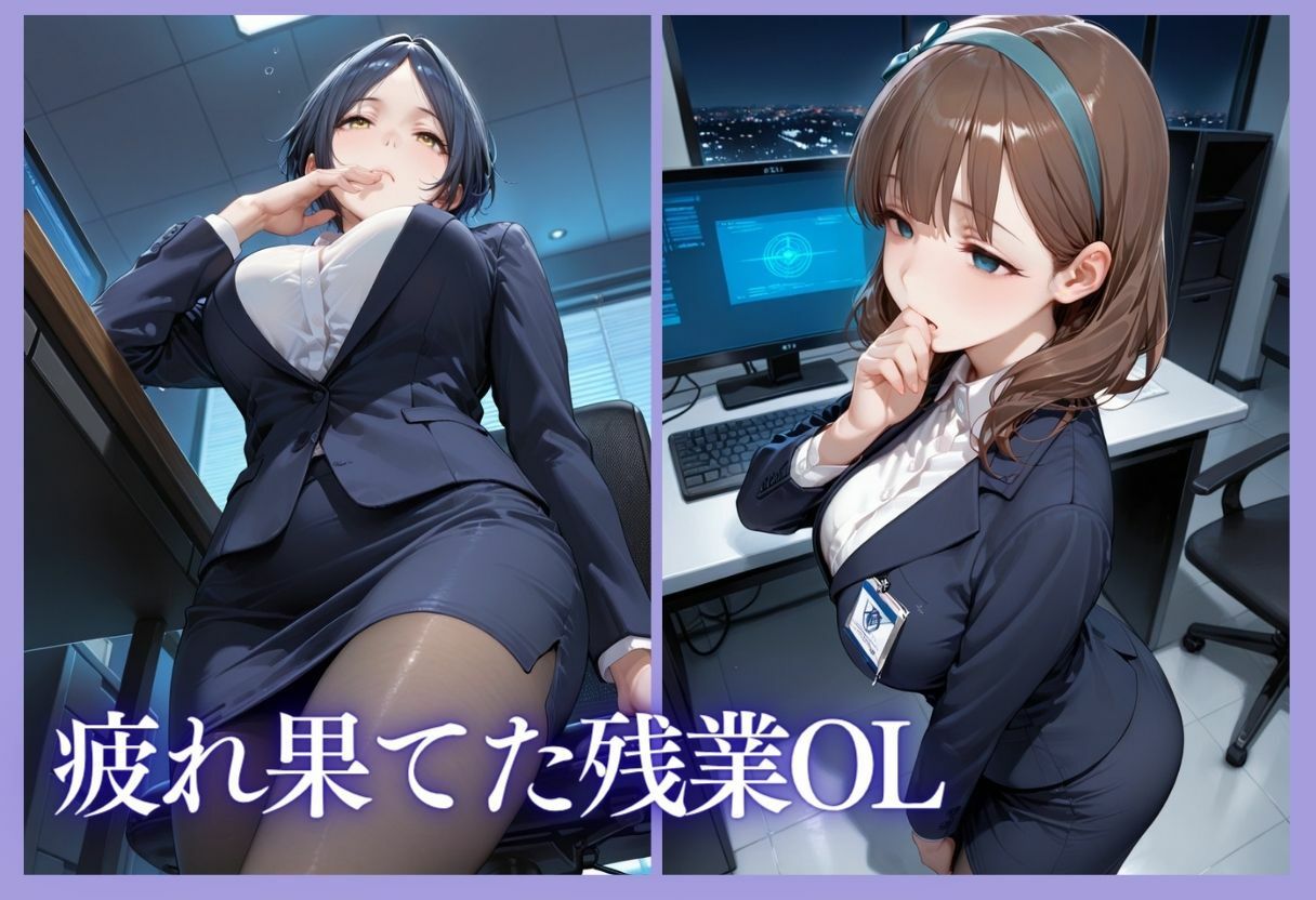 深夜残業OL 〜我慢の限界を迎えた同僚にオフィスで犯●れ、事後即2回戦中出しされるまでVol.4 サンプル4ページ目