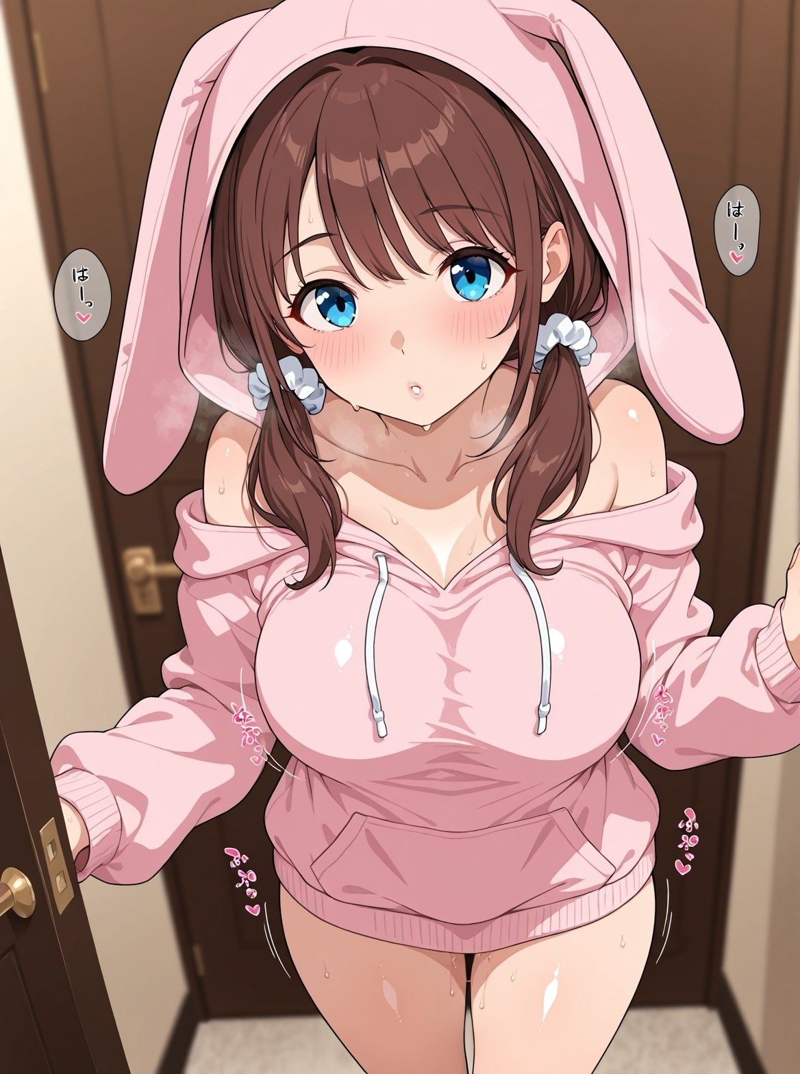 えっちな妹とうさ耳パーカー サンプル1ページ目