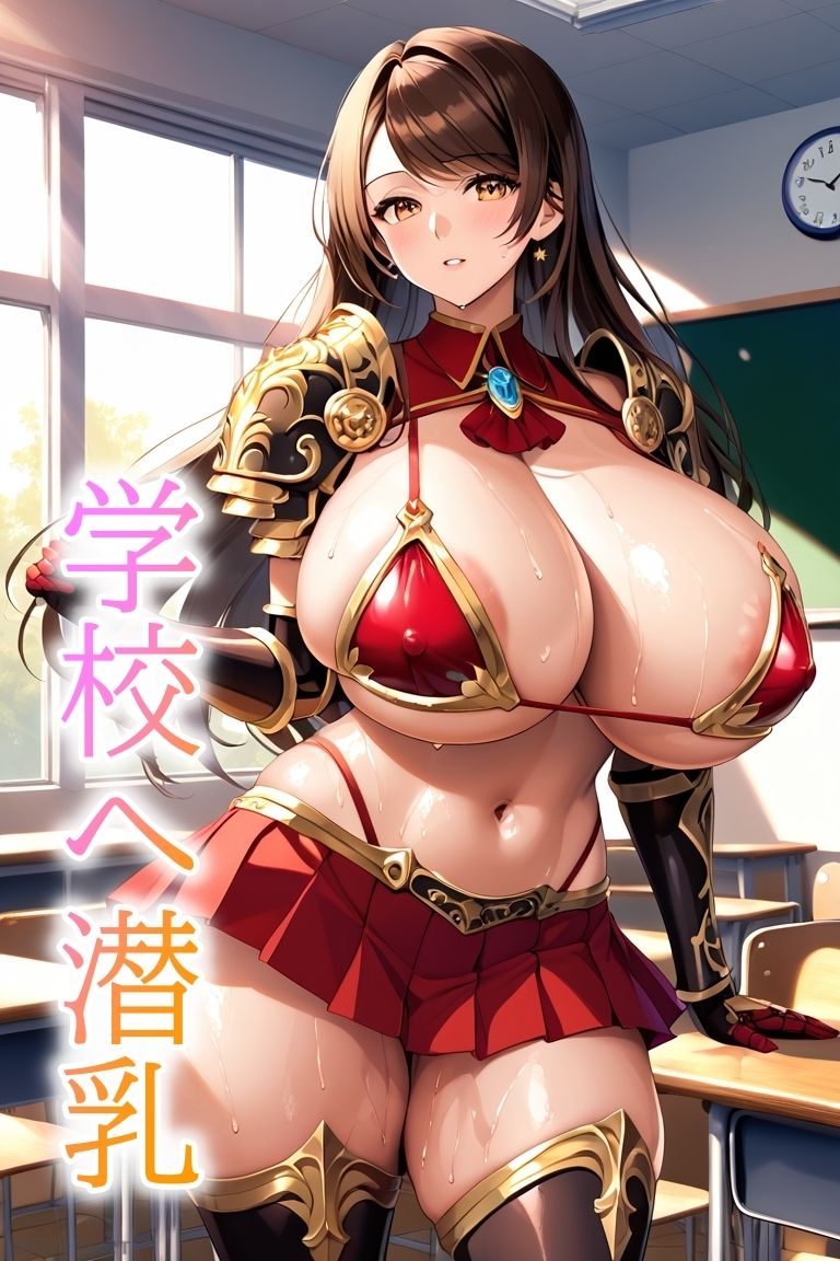 バストガーディアンズ 乳嵐レイナ 乳学編1限目 サンプル2ページ目