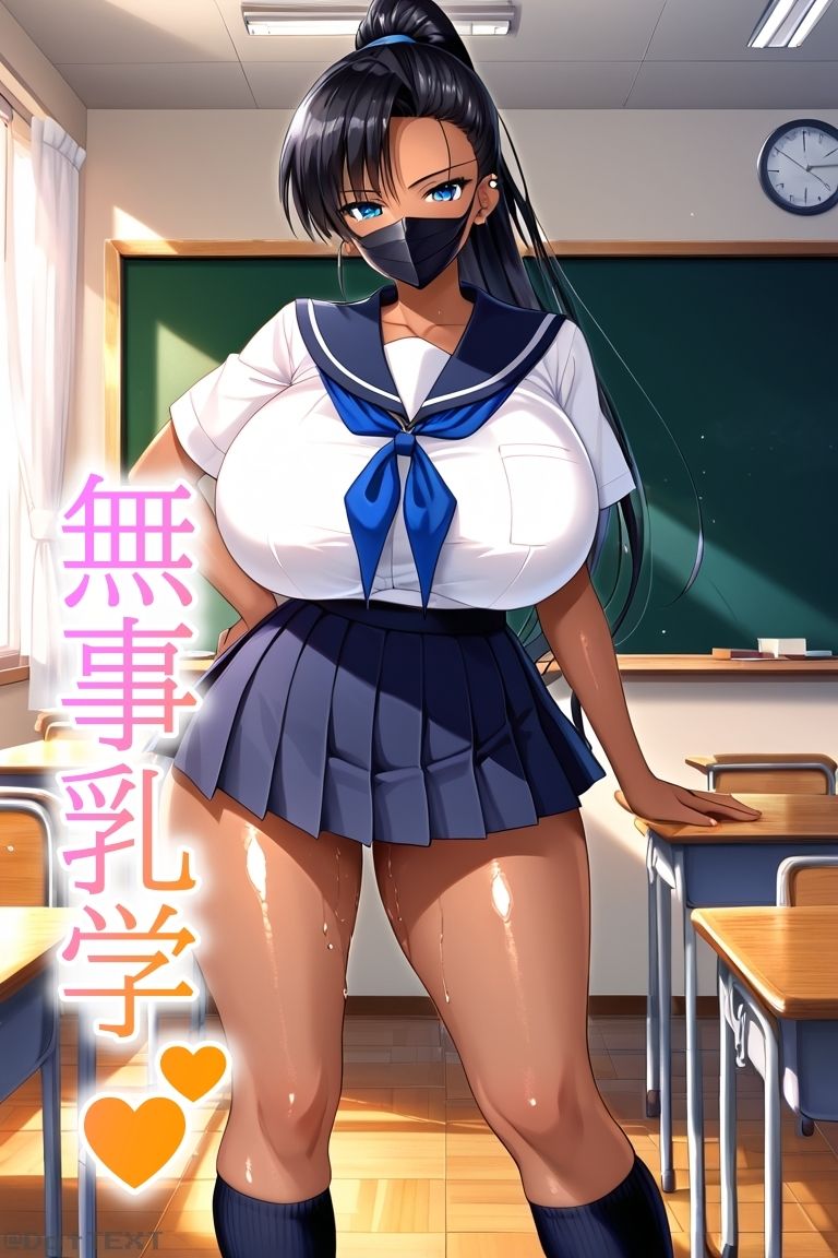 バストガーディアンズ 乳闇ナギ 乳学編1限目 サンプル3ページ目