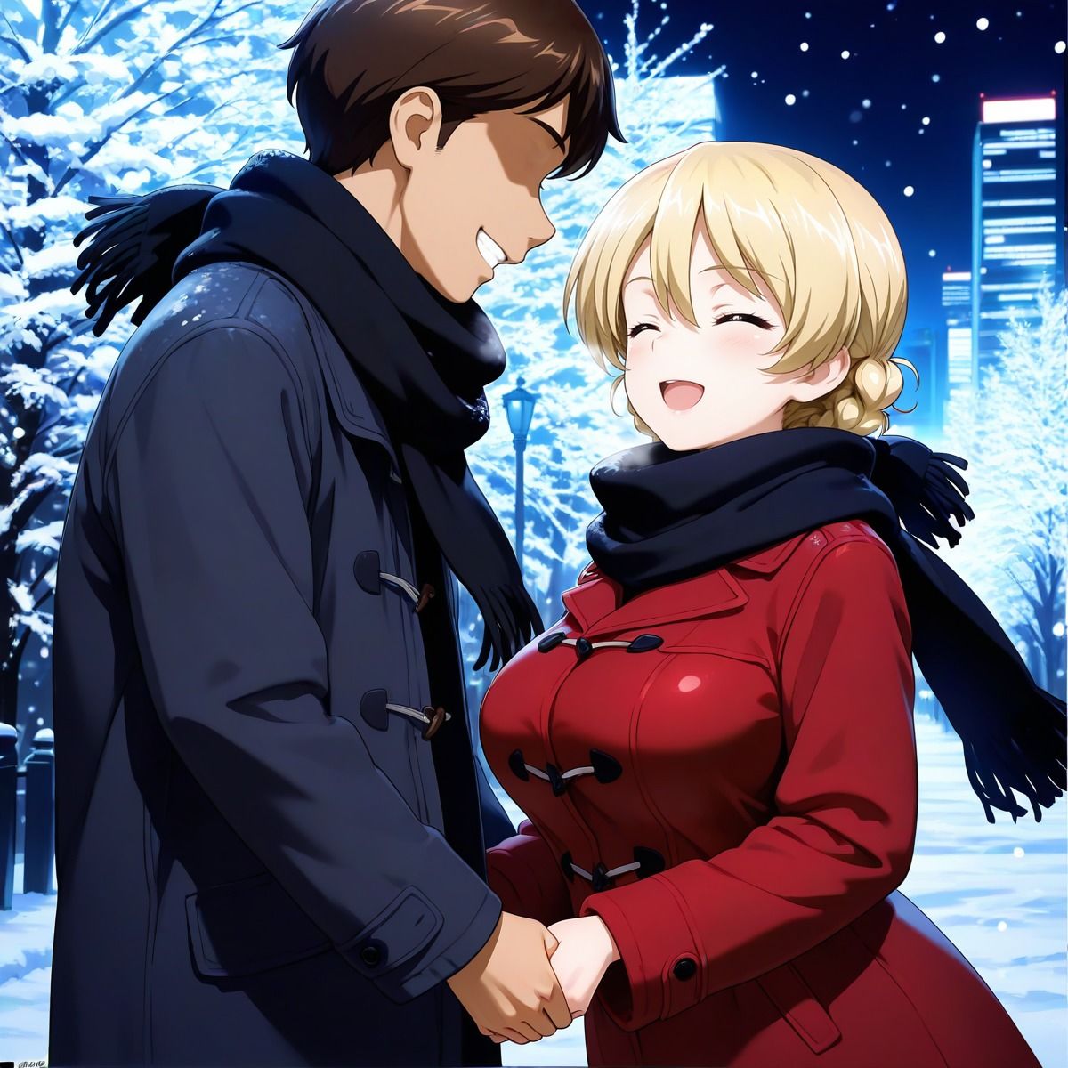 【ガールズ＆パンツァー】西住みほ・ダージリン・ミカとイチャラブSEX 短編トリロジー（三部作） サンプル4ページ目