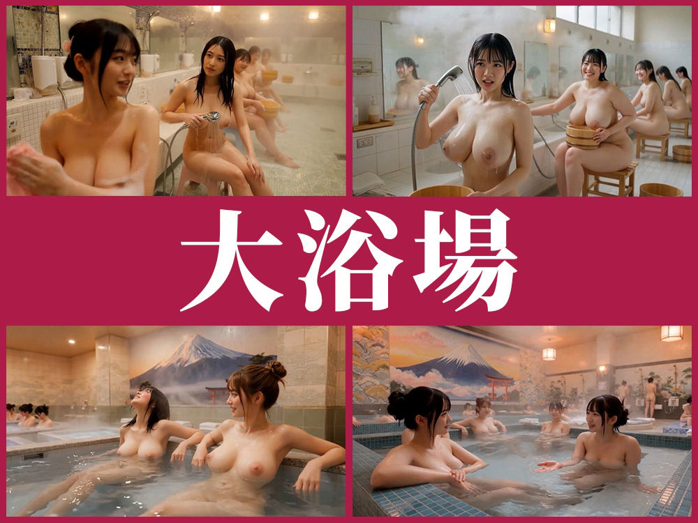 【4K 動画】女湯に突入2 サンプル4ページ目