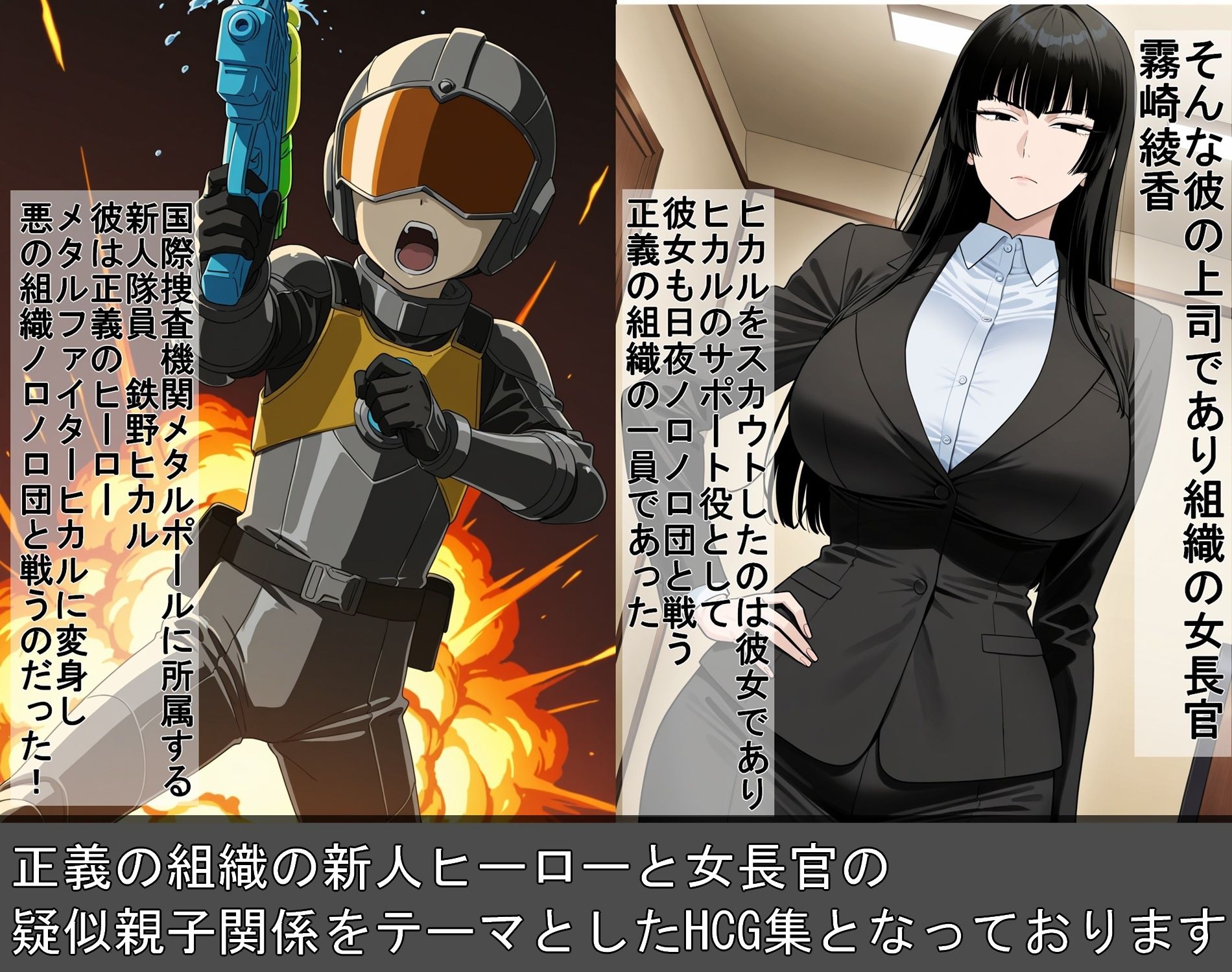 新人隊員の母親になった女長官 サンプル1ページ目
