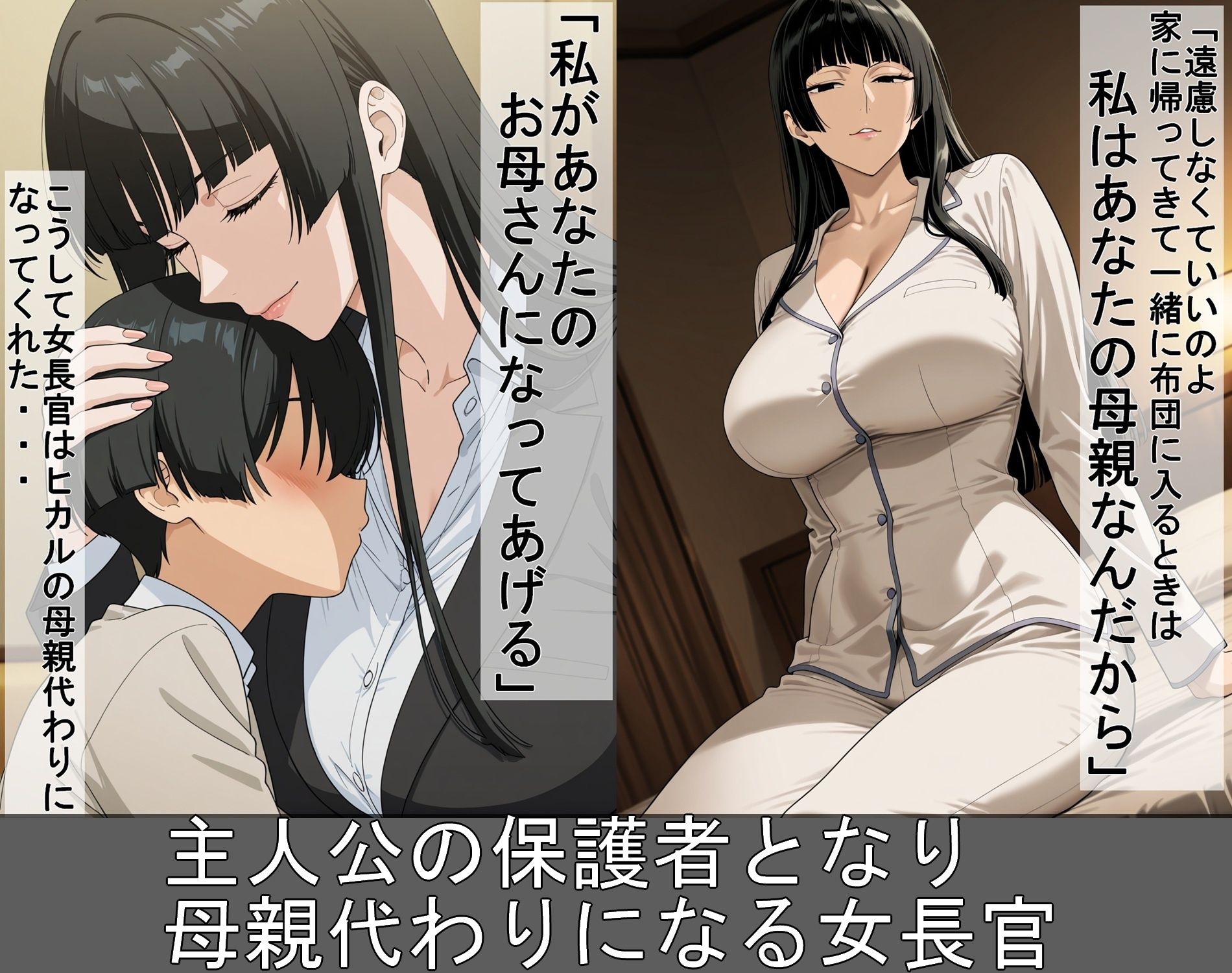 新人隊員の母親になった女長官 サンプル2ページ目