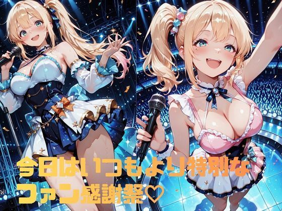 国民的巨乳アイドル星乃セレナがファン感謝祭で完全公開ハメ！ あなたが指定したプレイで1万人観客の前でイキ狂う サンプル1ページ目