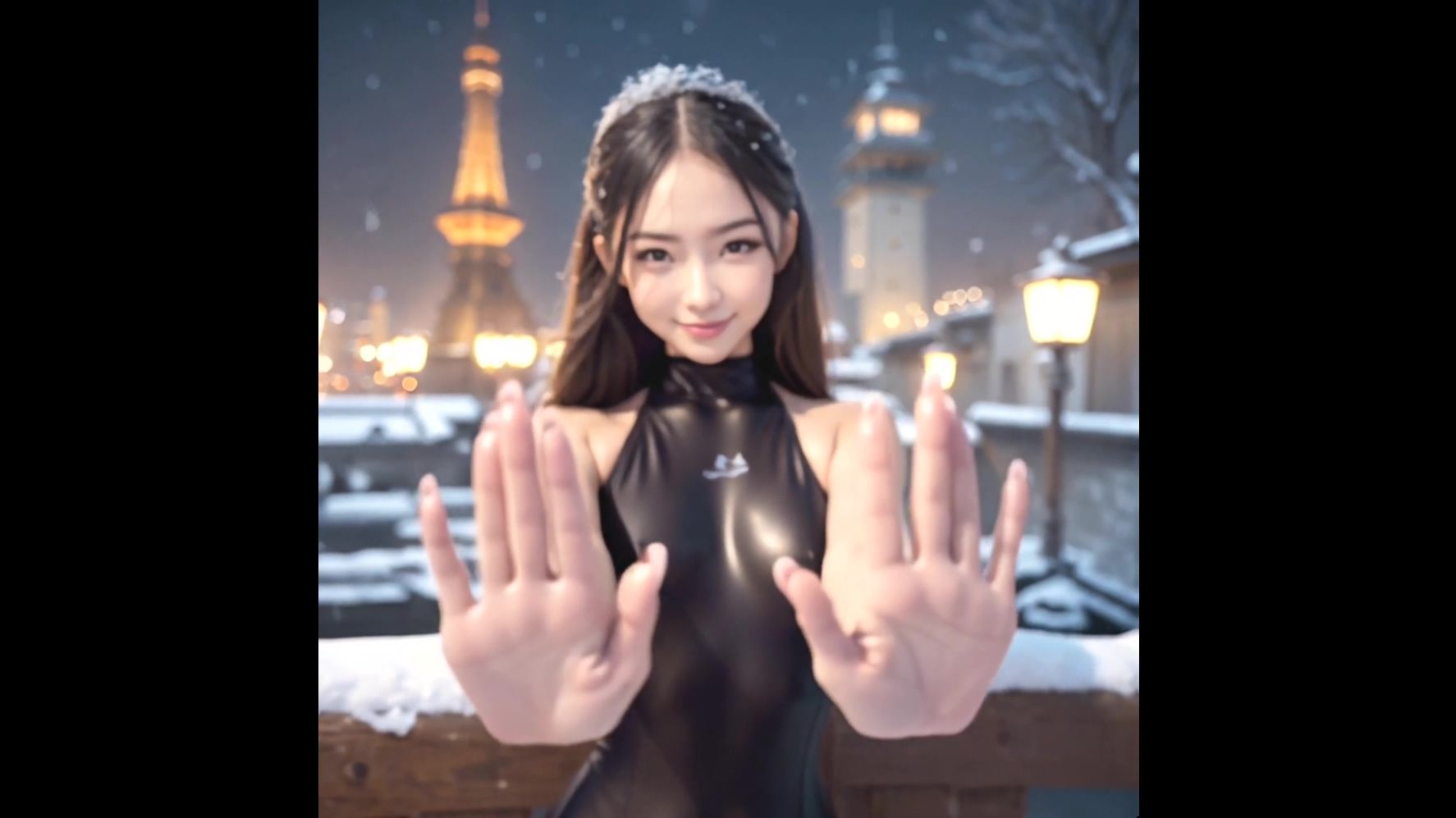 【動画版】競泳水着の彼女【1月】【AIグラビア】 サンプル6ページ目