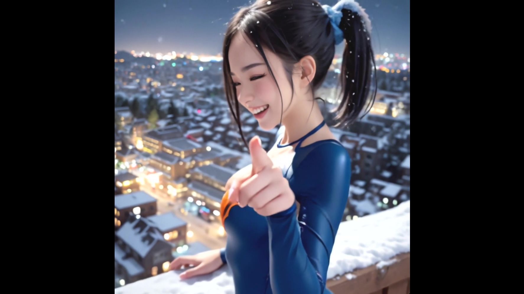 【動画版】競泳水着の彼女【1月】【AIグラビア】 サンプル10ページ目