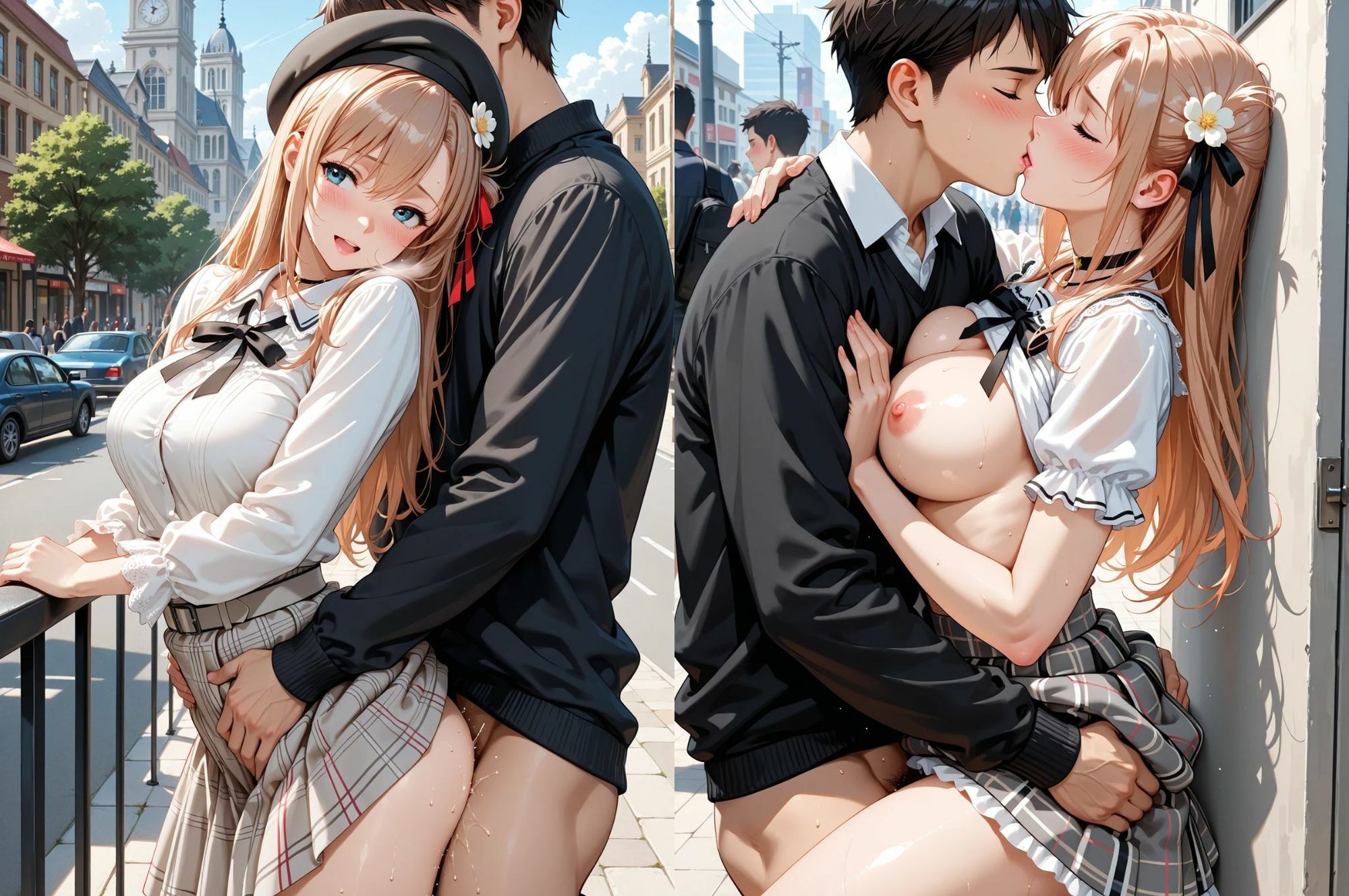 見せたガール優菜との限界！露出デート（はーと） サンプル5ページ目