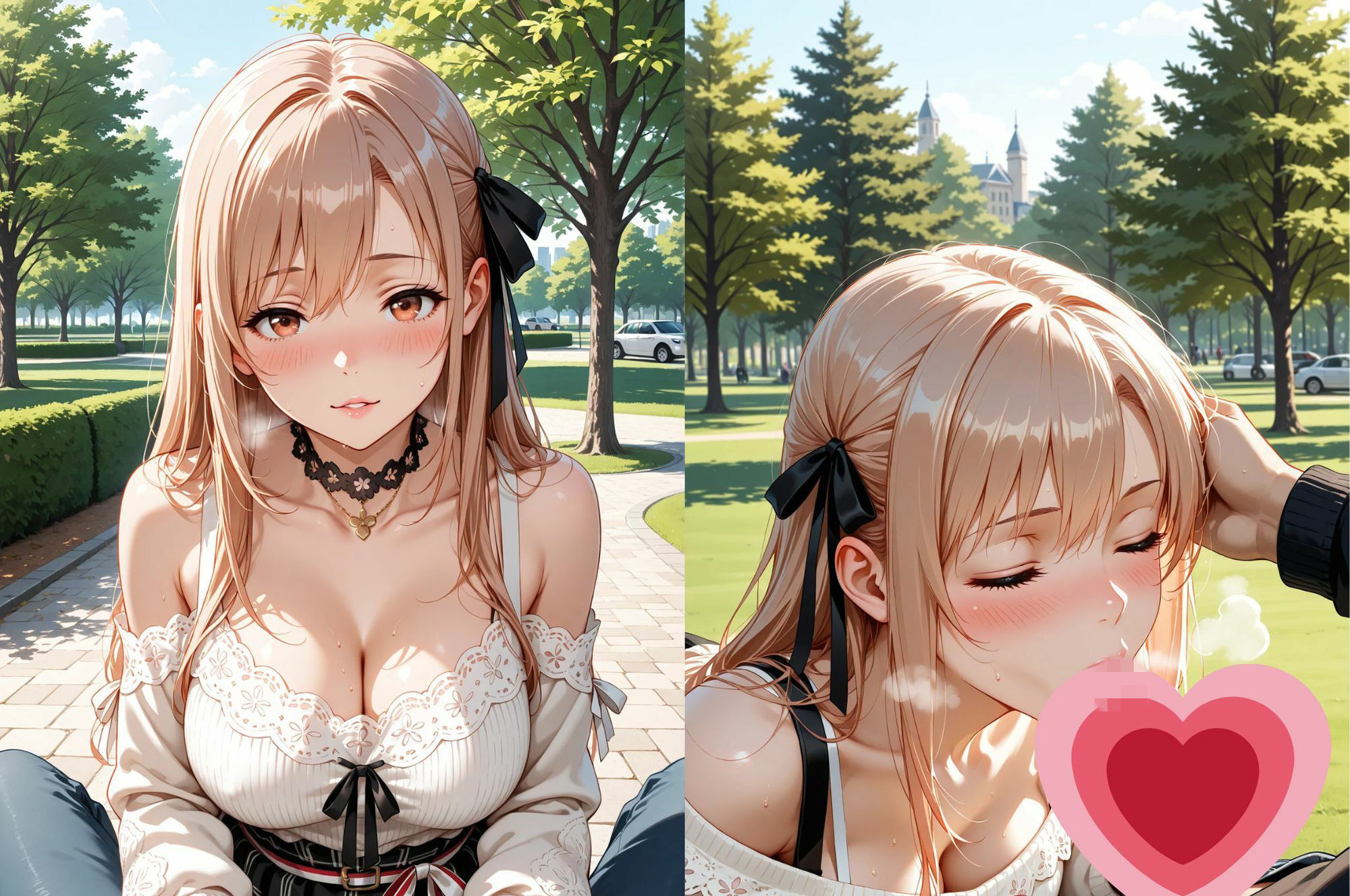 見せたガール優菜との限界！露出デート（はーと） サンプル6ページ目