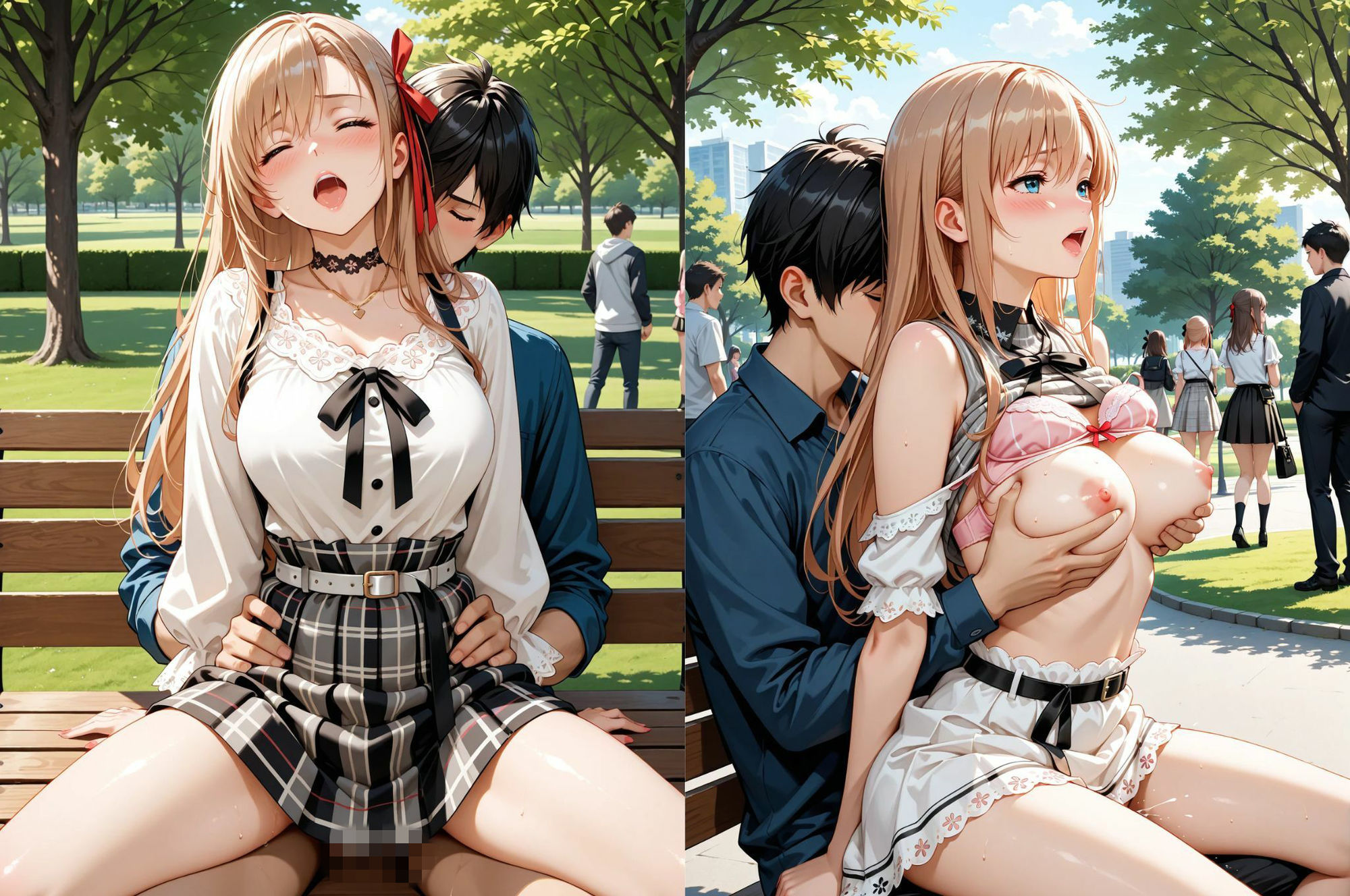 見せたガール優菜との限界！露出デート（はーと） サンプル7ページ目