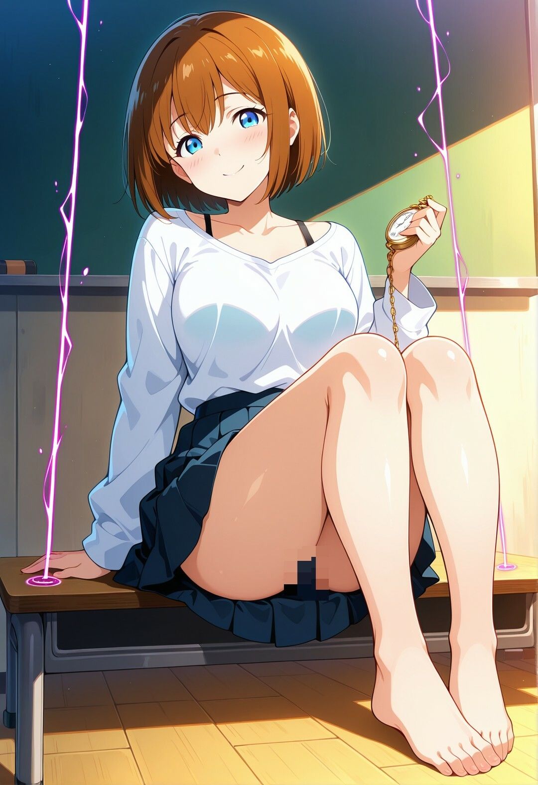 もももちゃん催●奴●化 〜ハゲ教師の孕ませ洗脳授業〜 サンプル1ページ目
