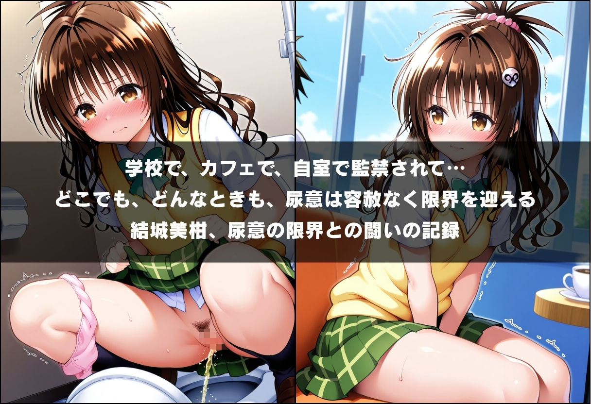 尿意の限界  おもらしトラブル  結城美柑 サンプル1ページ目