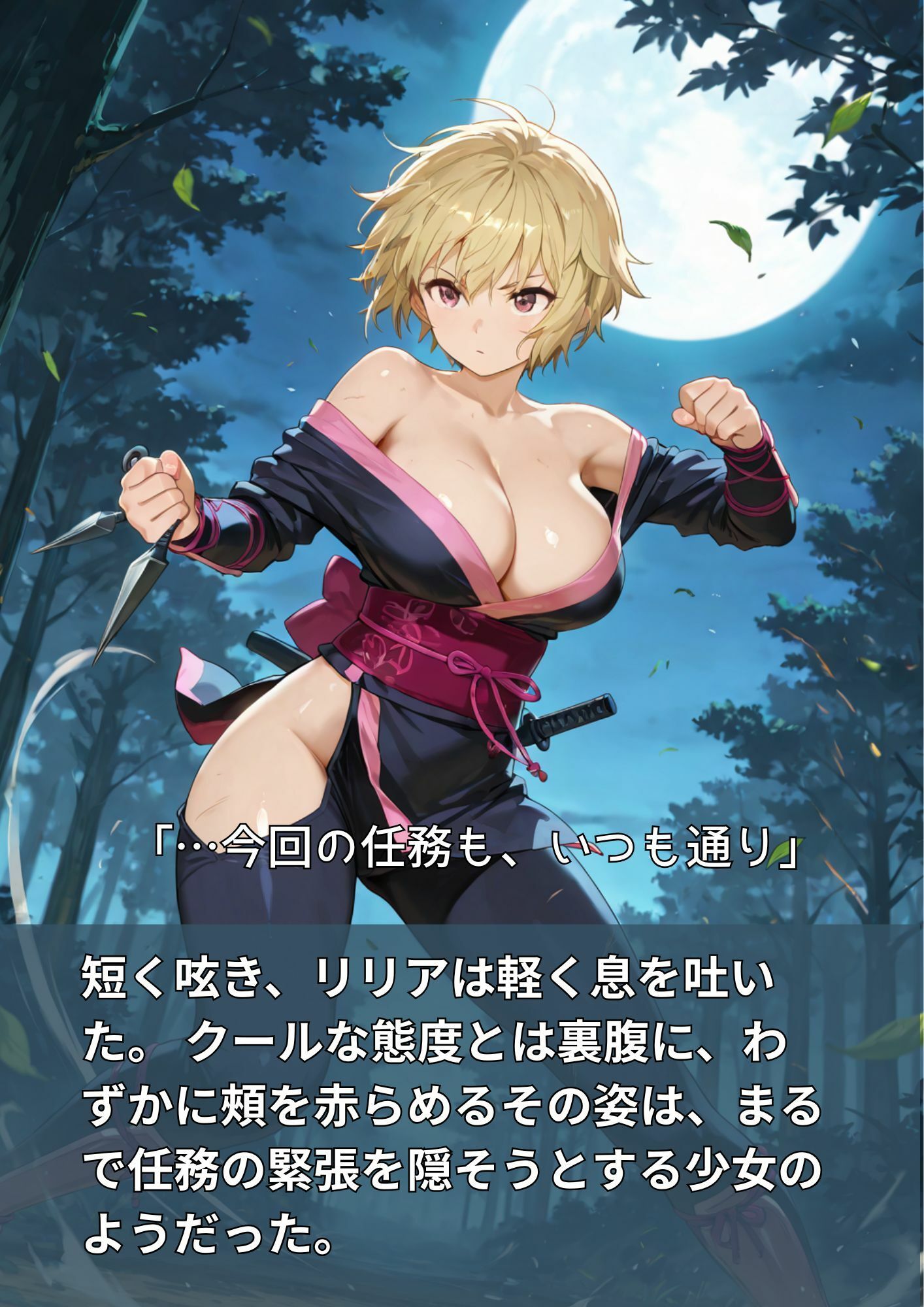 くノ一リリア  潜入せよーレズビアンの館 サンプル2ページ目