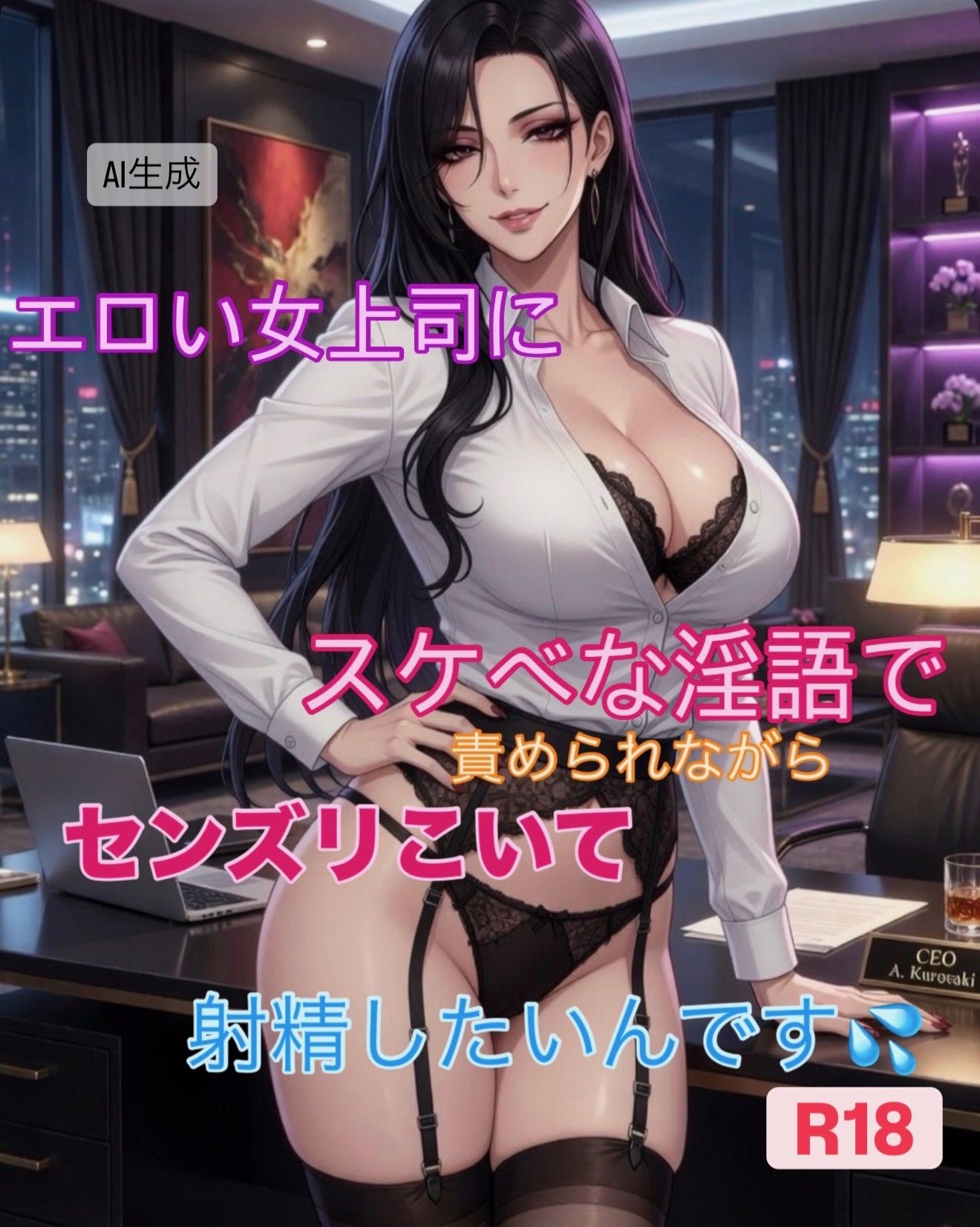 【短編動画集】エロい女上司にスケベな淫語で責められながら精液発射したいんです サンプル1ページ目