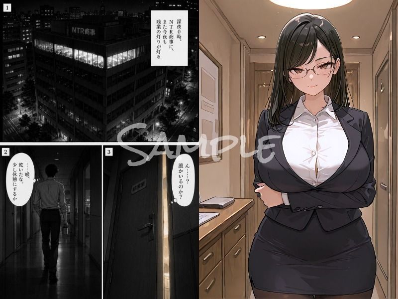 変態オフィス潜入:Hで給料アップ3 〜NTR商事・氷の査定員 綾乃の深夜残業の秘密〜 サンプル2ページ目
