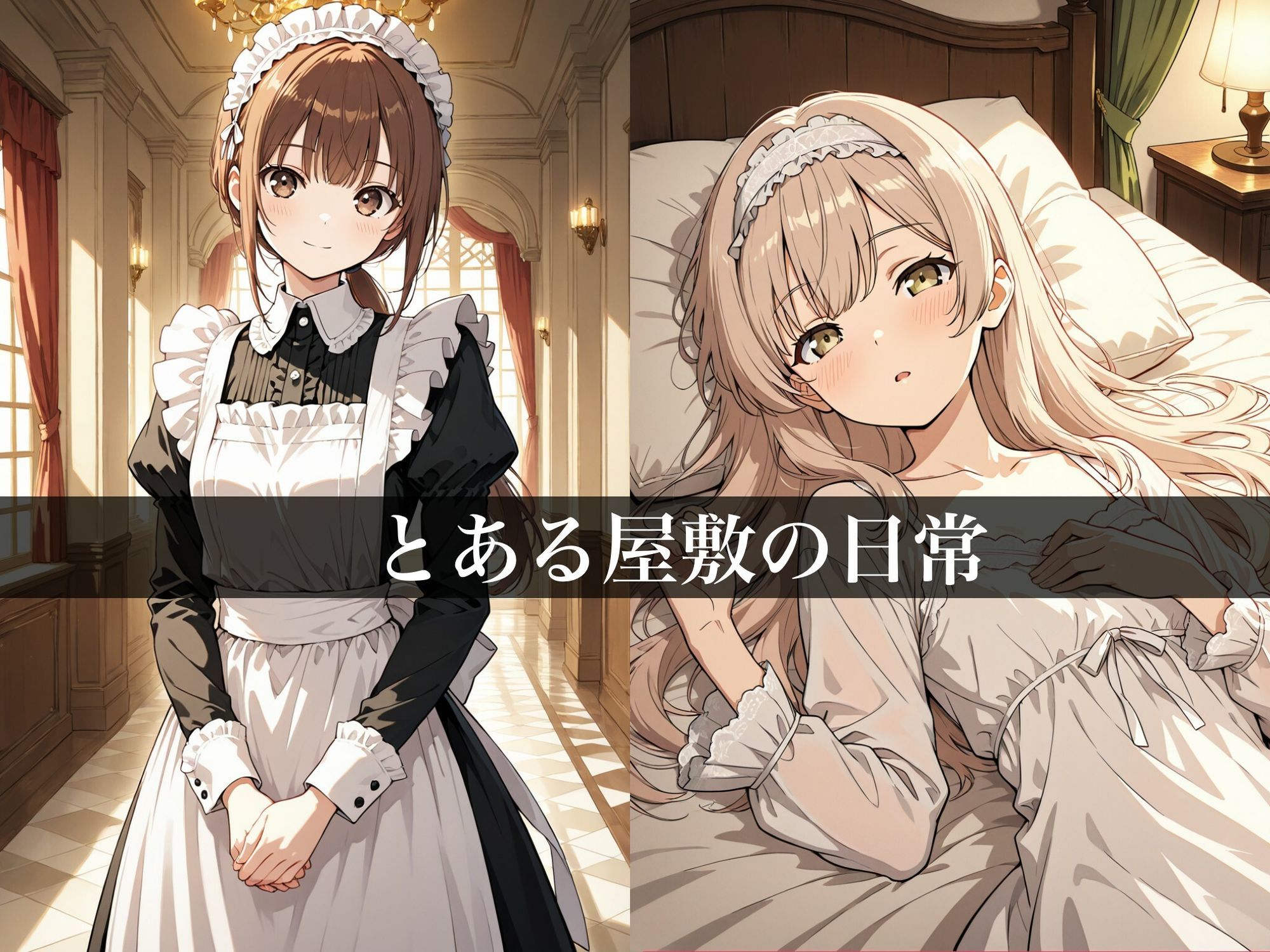 ふたなりサンドイッチ〜メイドのお仕事編〜 サンプル1ページ目