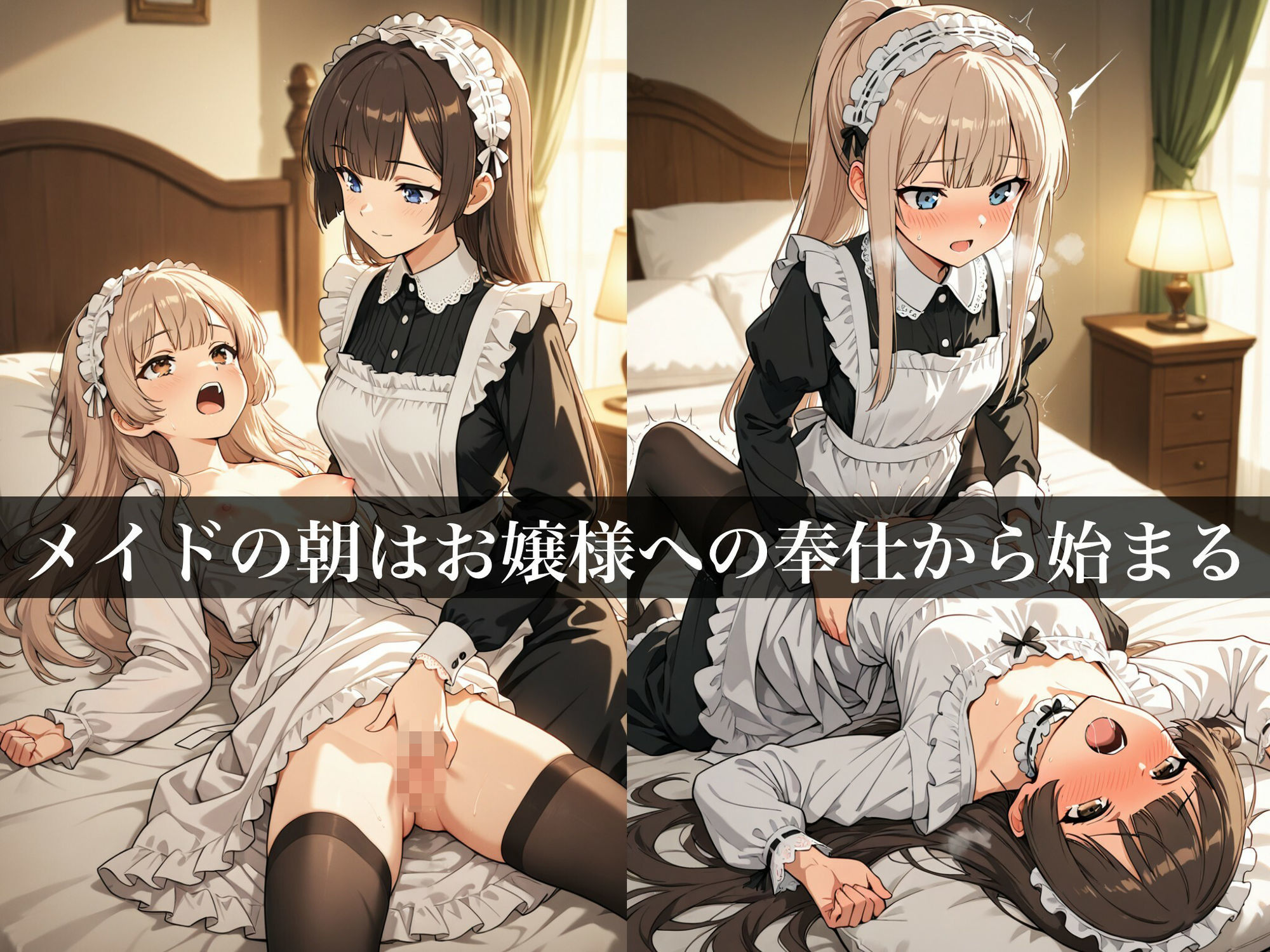ふたなりサンドイッチ〜メイドのお仕事編〜 サンプル2ページ目