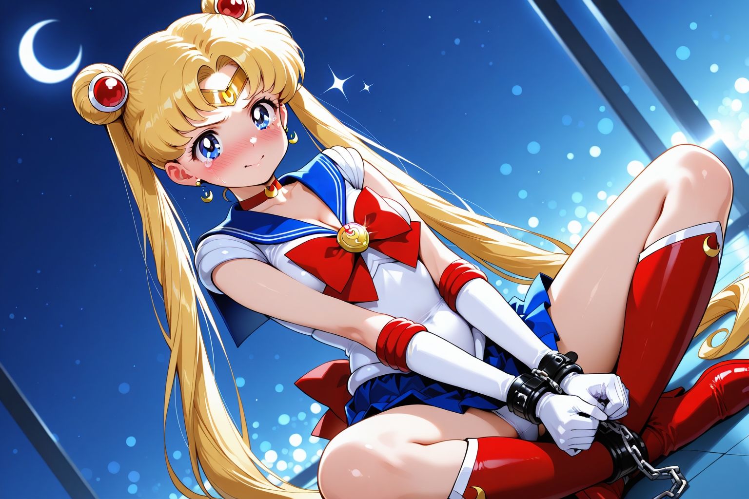 夢見る乙女の調教コレクション4〜美少女戦士〇ーラームーン風1・月野〇さぎ風・緊縛編 サンプル9ページ目