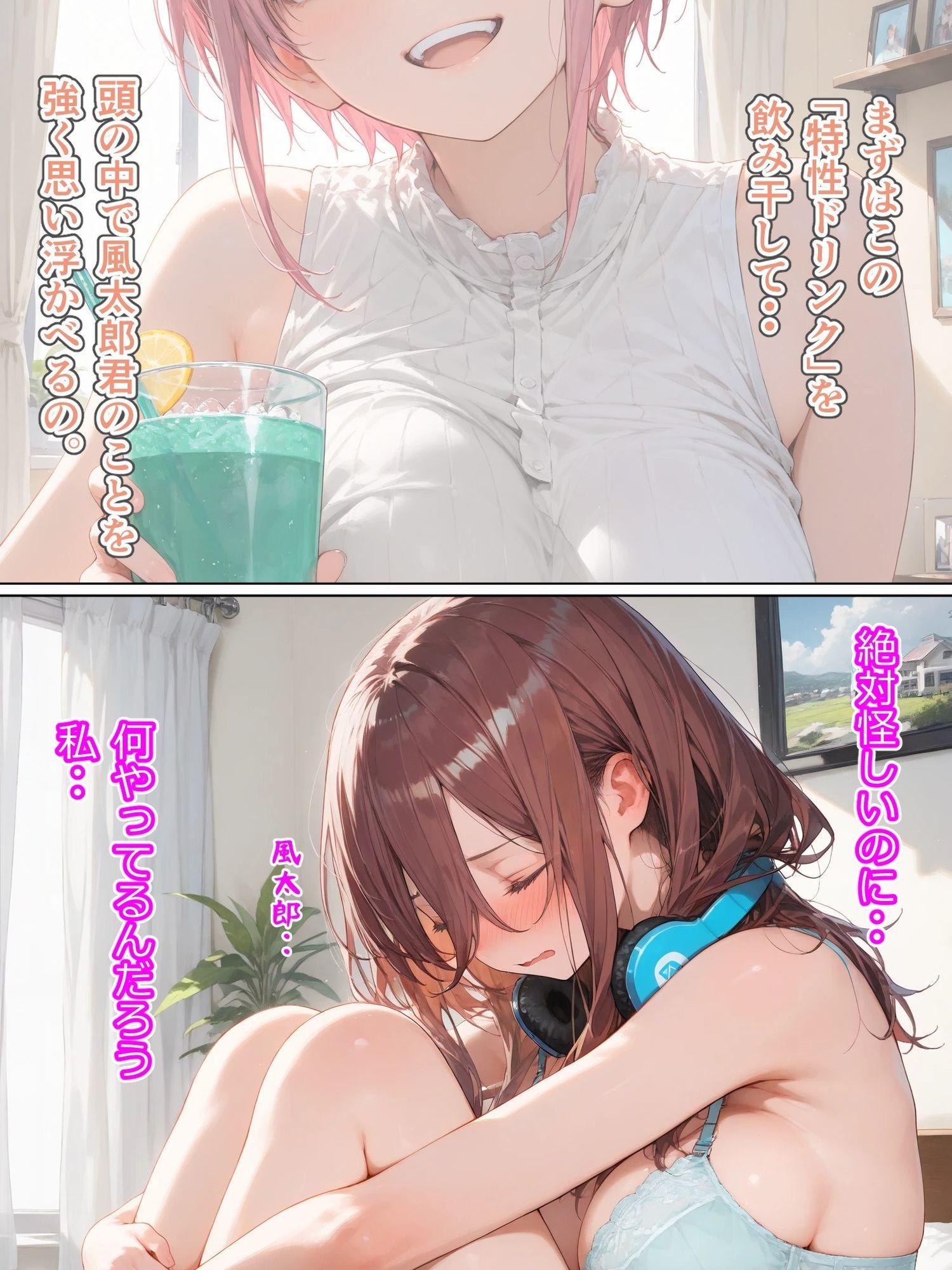 五等分の行方「三玖」 サンプル3ページ目
