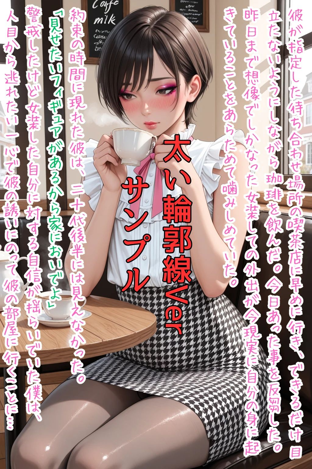 Sissy Captions Mな男の娘のシシーキャプション集5 アキバ男の娘拉致監禁事件 この部屋が僕の全て… あなた好みのフィギュアになりたい… サンプル2ページ目