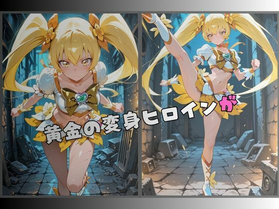 【R-18】拘束された黄金の変身ヒロイン サンプル1ページ目