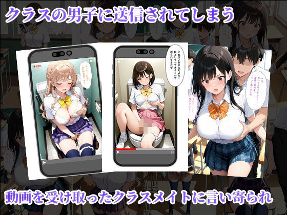 トイレでイッた私〜真面目JKの秘密のオナニー動画がクラスメイトにばれて輪●堕ち〜 サンプル6ページ目