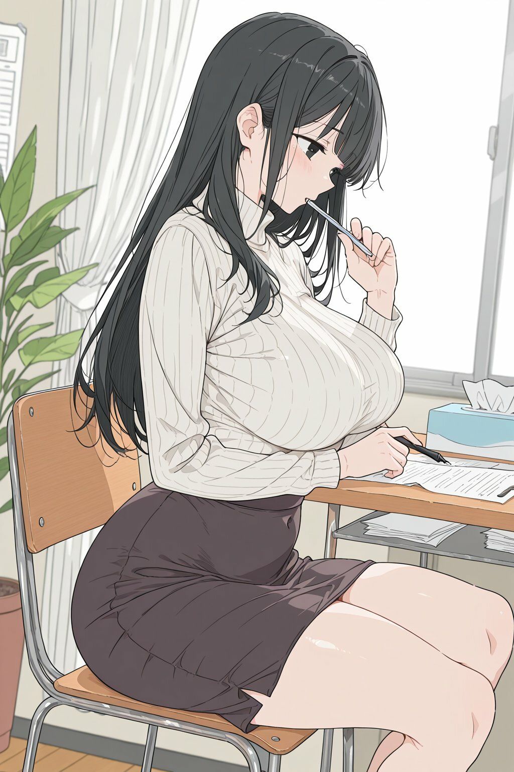 初恋の幼なじみがエロ巨乳になってたからヤっちゃいました サンプル3ページ目