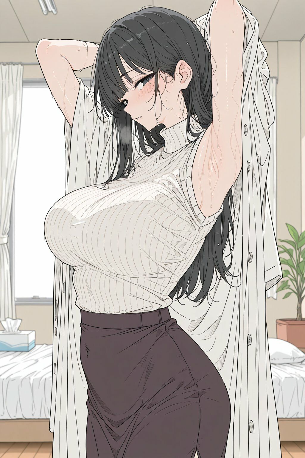 初恋の幼なじみがエロ巨乳になってたからヤっちゃいました サンプル5ページ目