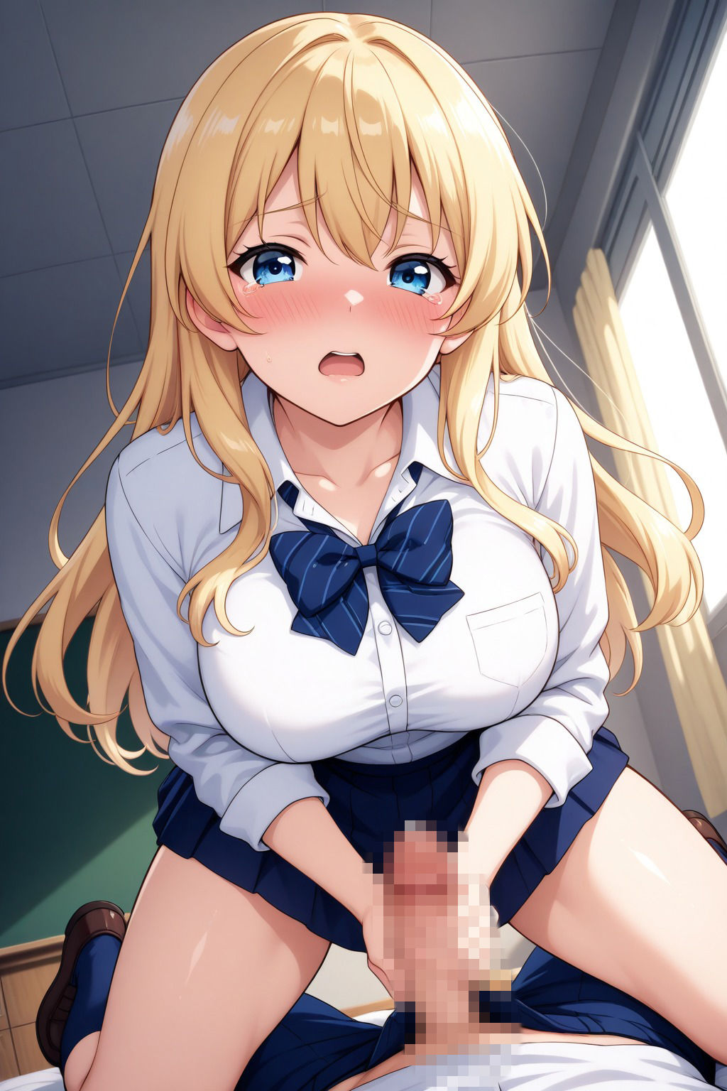 中出しされまくる美女JK サンプル2ページ目
