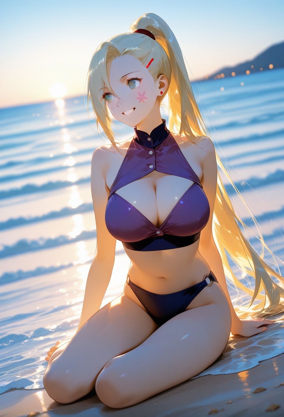 『夏の浜辺:覚醒したカラダは嘘をつかない  い◯編』 サンプル5ページ目