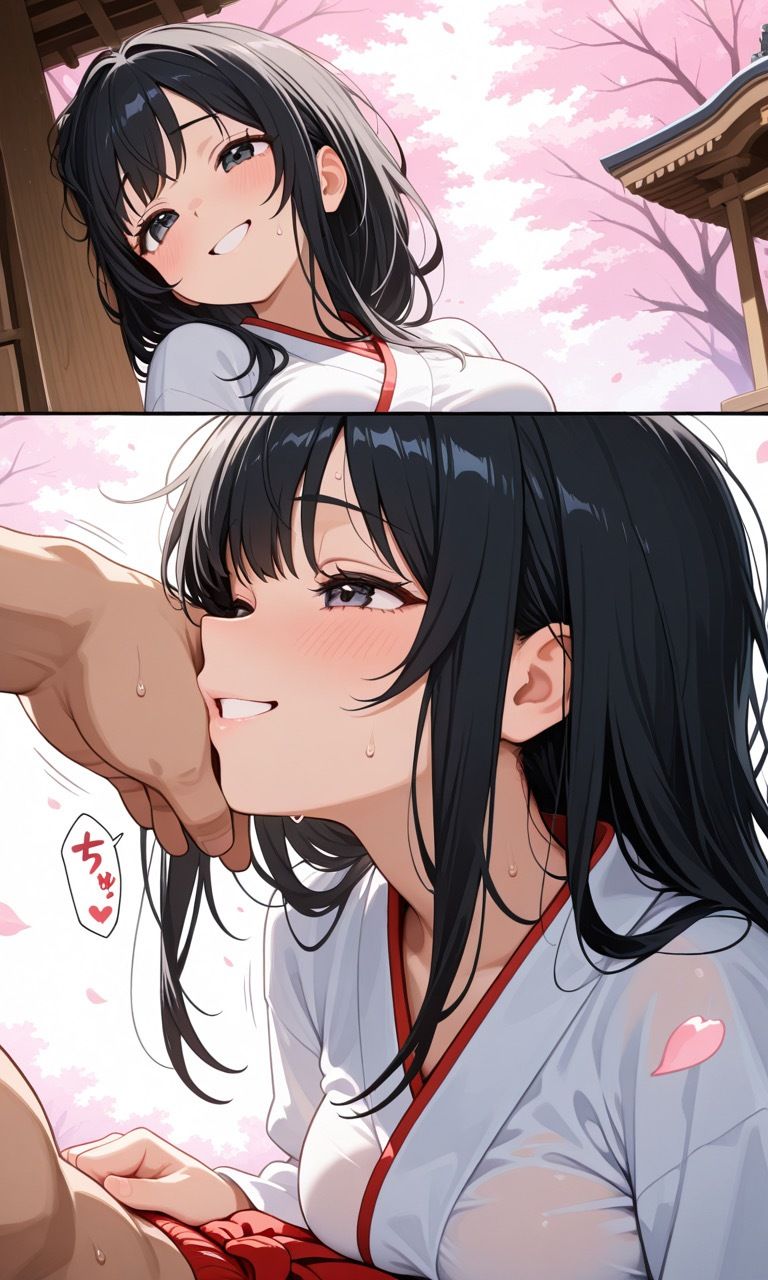 ピッチビッチ巫女の、とんでも参拝日和 サンプル8ページ目