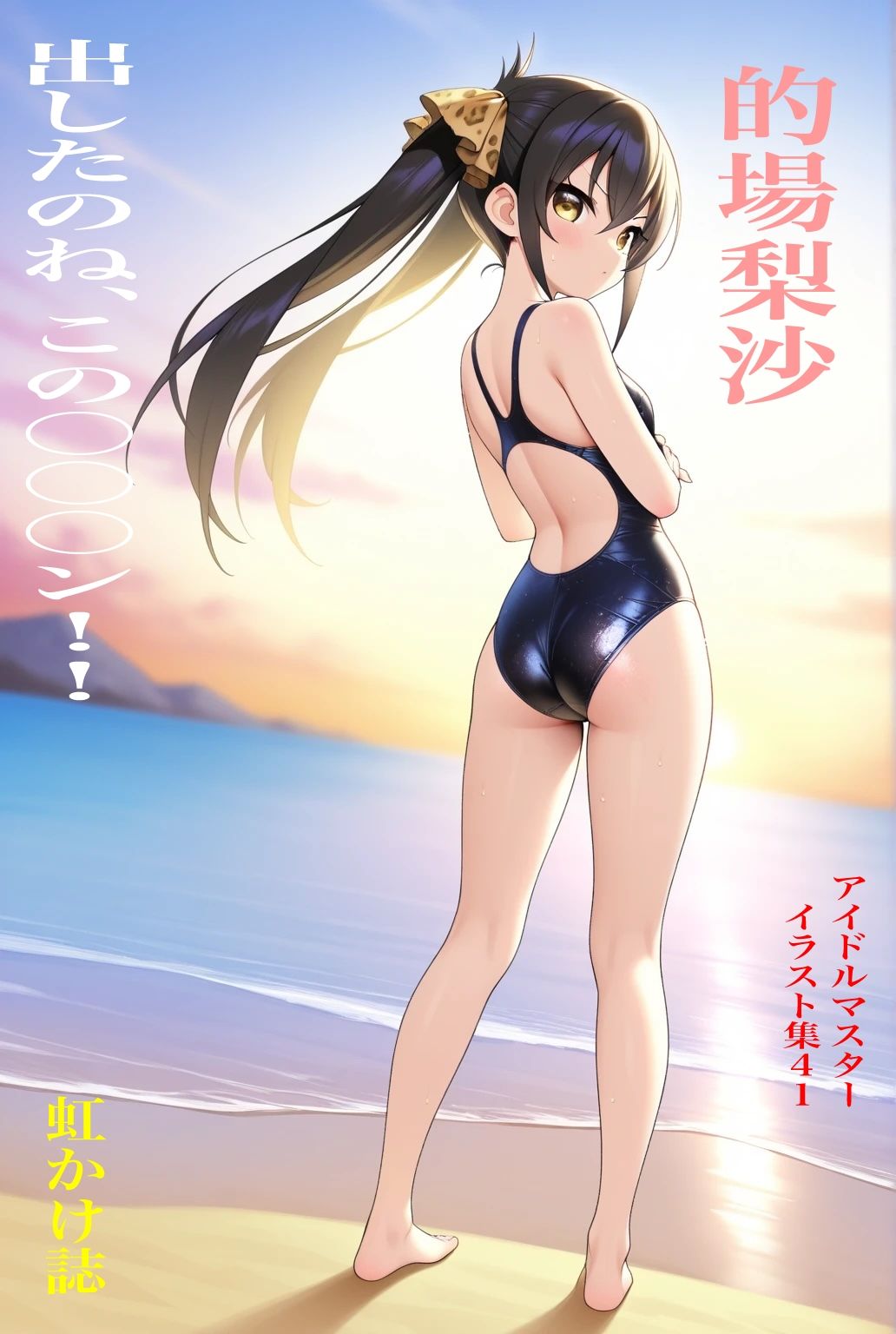 虹かけ誌  アイドルマスター  イラスト集41 的場梨沙  出したのね、この○○○ン！！ サンプル1ページ目