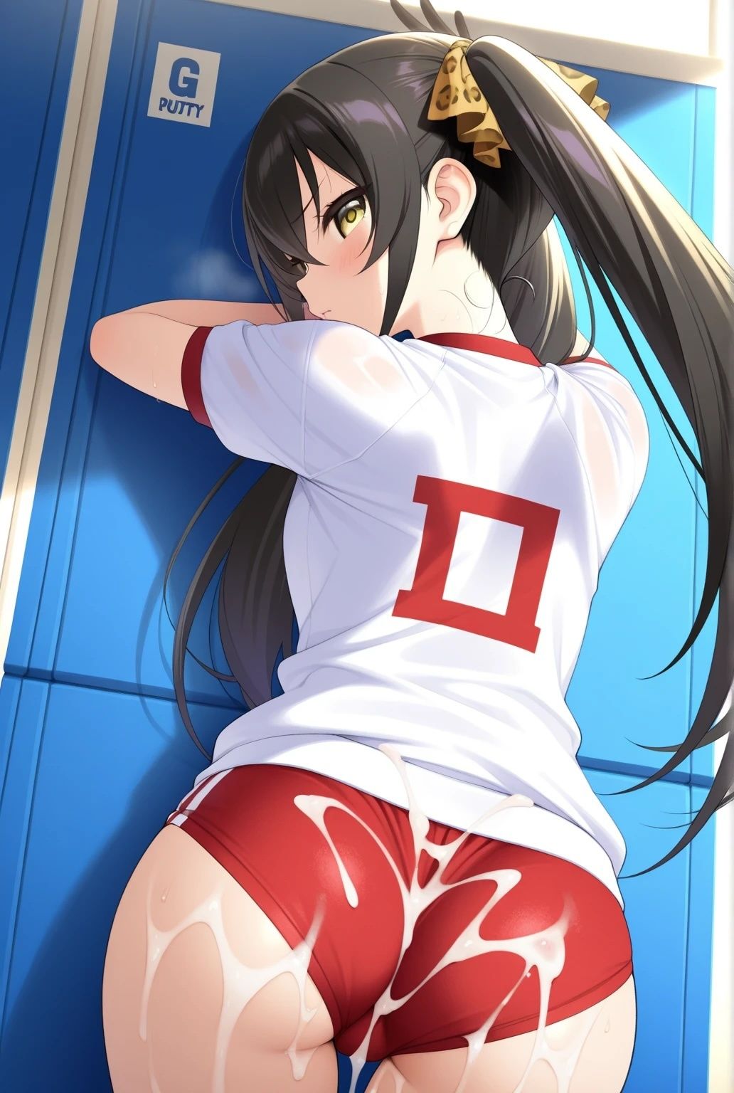 虹かけ誌  アイドルマスター  イラスト集41 的場梨沙  出したのね、この○○○ン！！ サンプル2ページ目