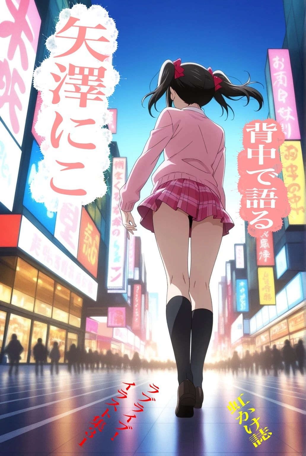 虹かけ誌   ラブライブ！  イラスト集31 矢澤にこ  背中で語る サンプル1ページ目