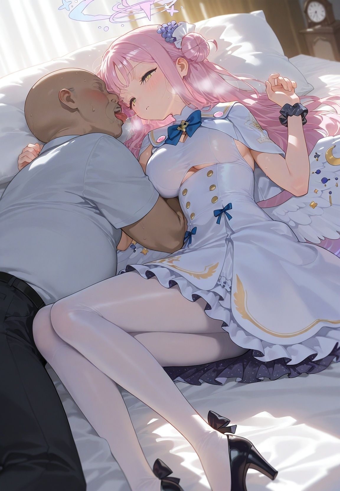 声かけられてお茶しただけなのに・・・簡単にお持ち帰りされて種付け調教されちゃう件www ブ〇ーアーカイブ 7 サンプル8ページ目