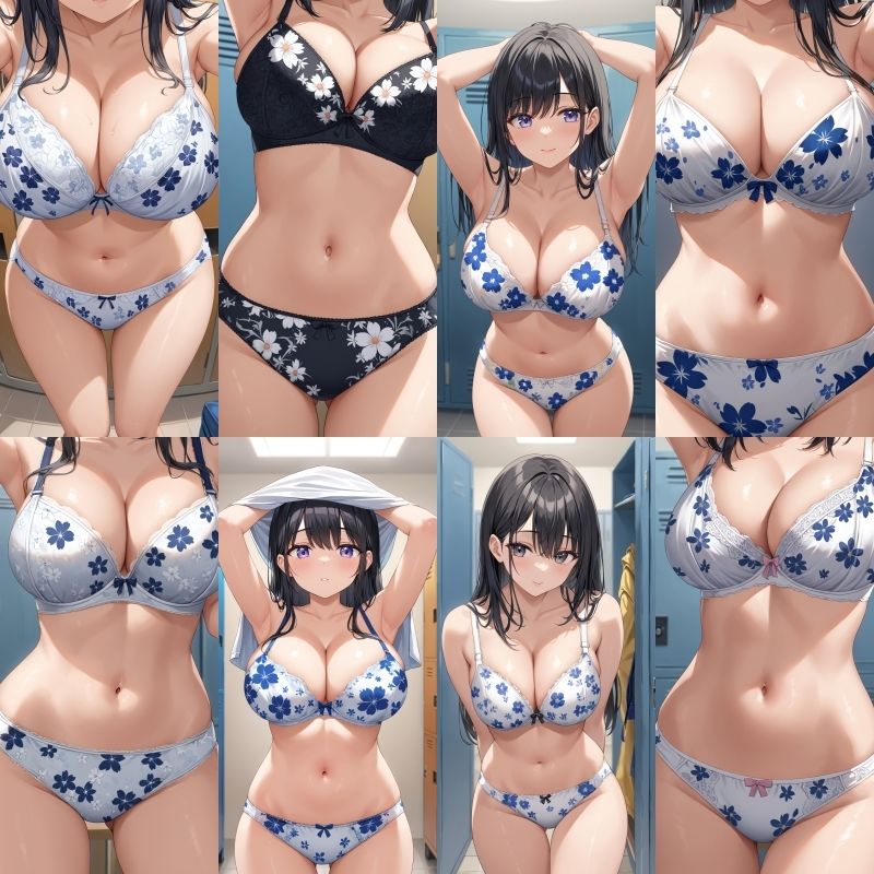 【女子更衣室盗撮】巨乳はながら下着【500枚】 サンプル8ページ目