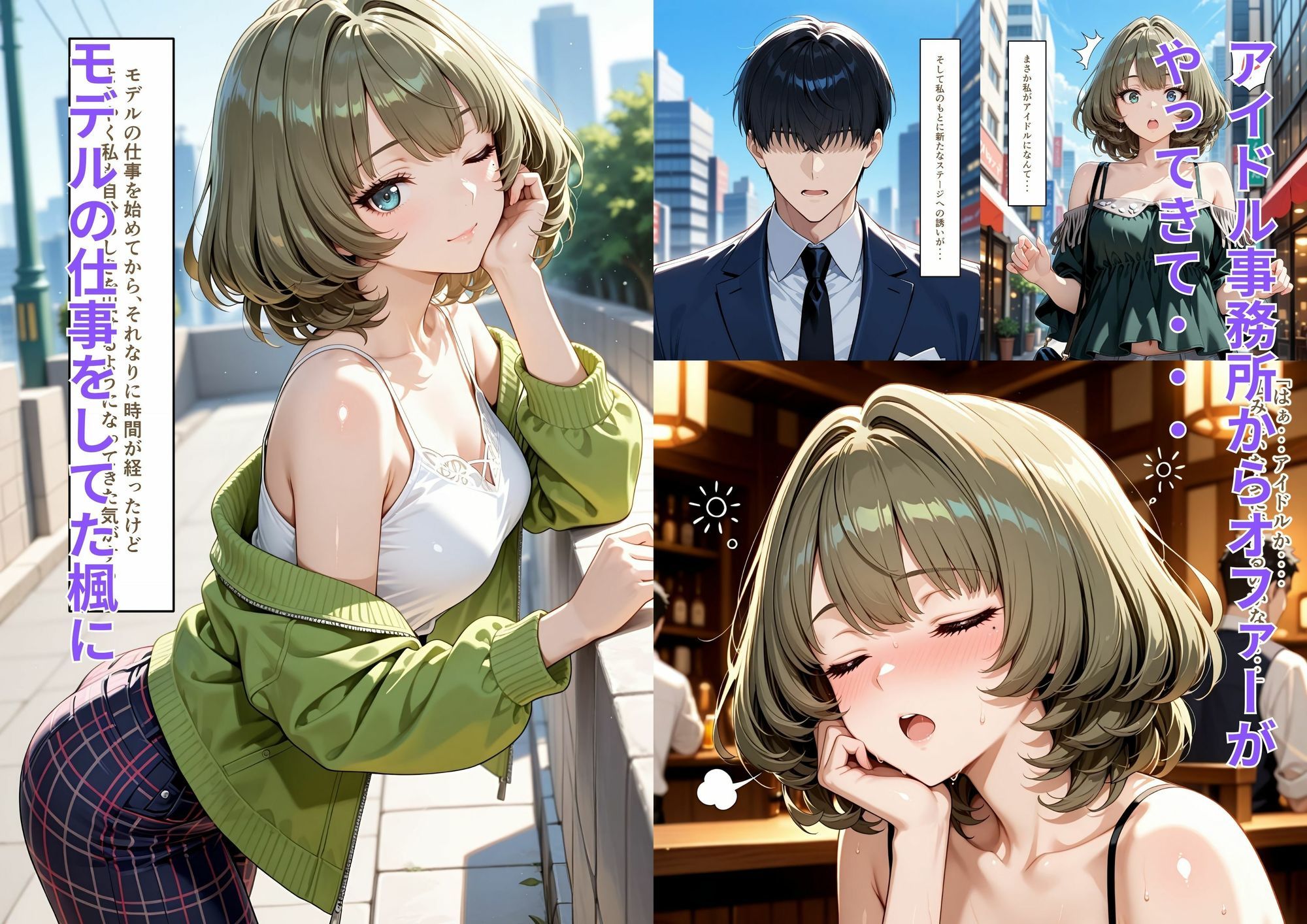 あなたと共に酔いたいの サンプル1ページ目