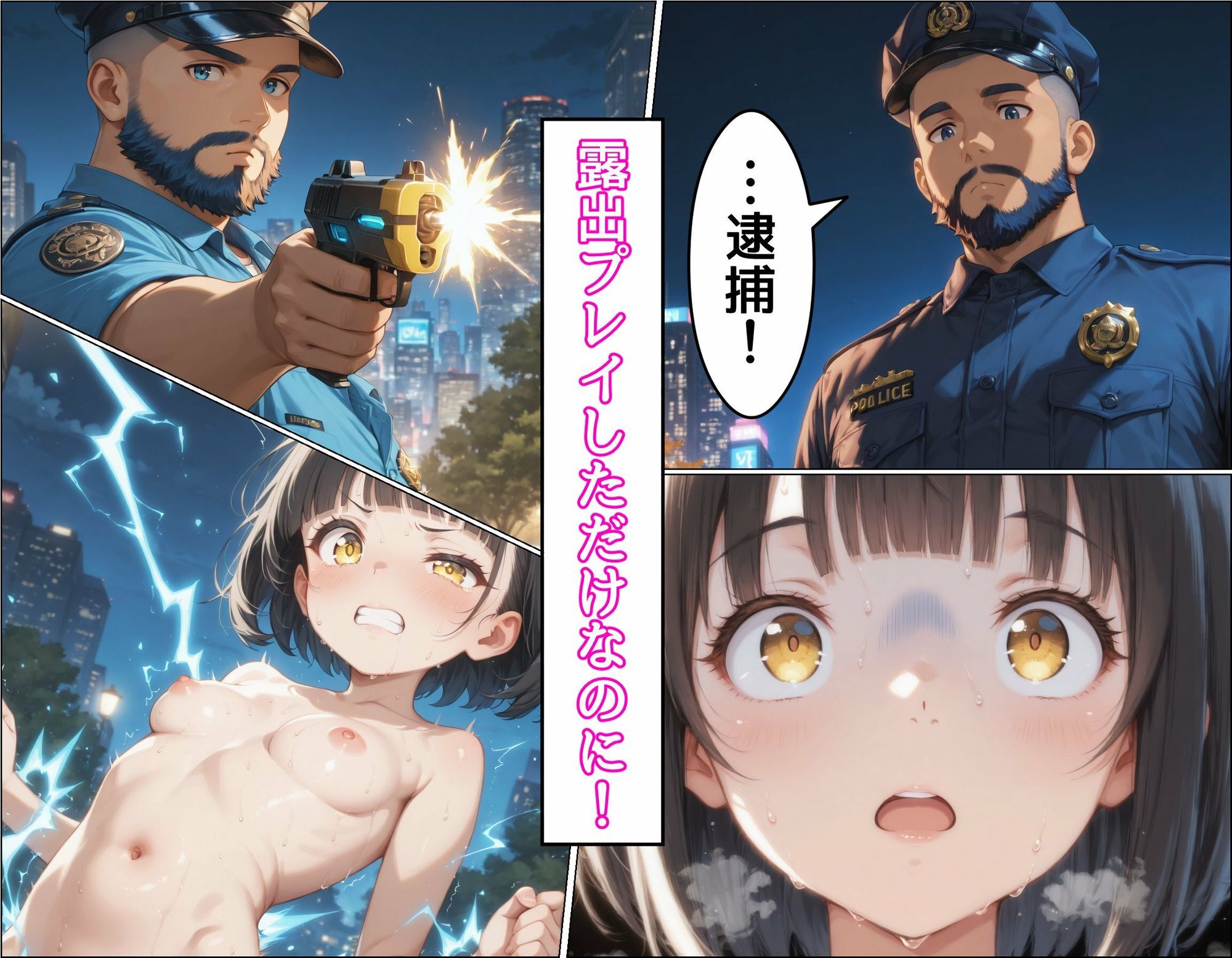露出プレイしただけなのに！〜監獄種付け〜 サンプル4ページ目