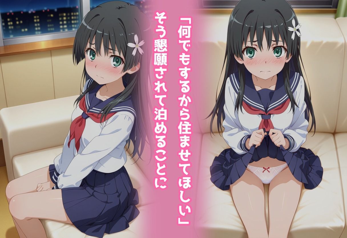 民泊トラブル！？…美少女と突然の強●ルームシェア性活 〜佐●涙子編〜 サンプル2ページ目