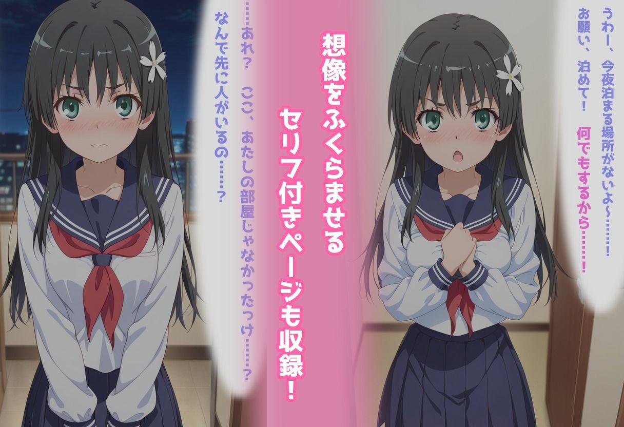 民泊トラブル！？…美少女と突然の強●ルームシェア性活 〜佐●涙子編〜 サンプル9ページ目
