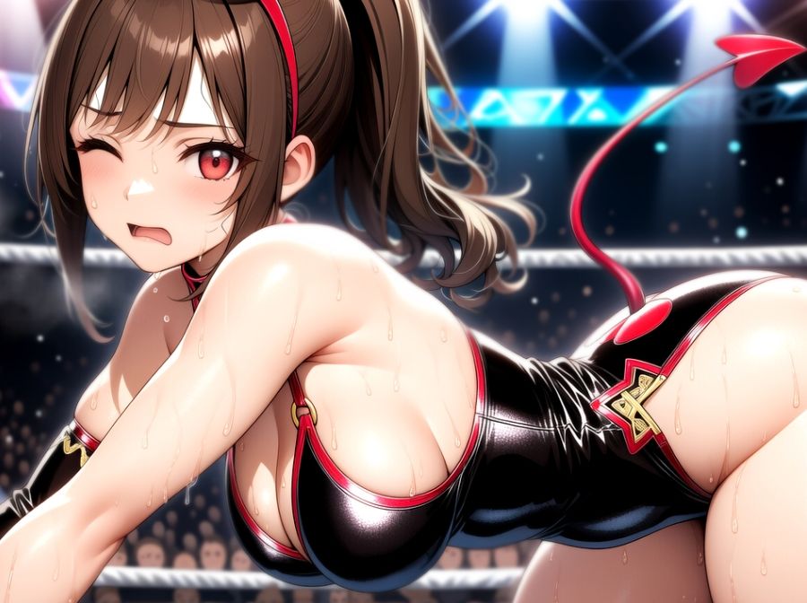 戦う！天崎美姫 プロレスバトル2 サンプル9ページ目