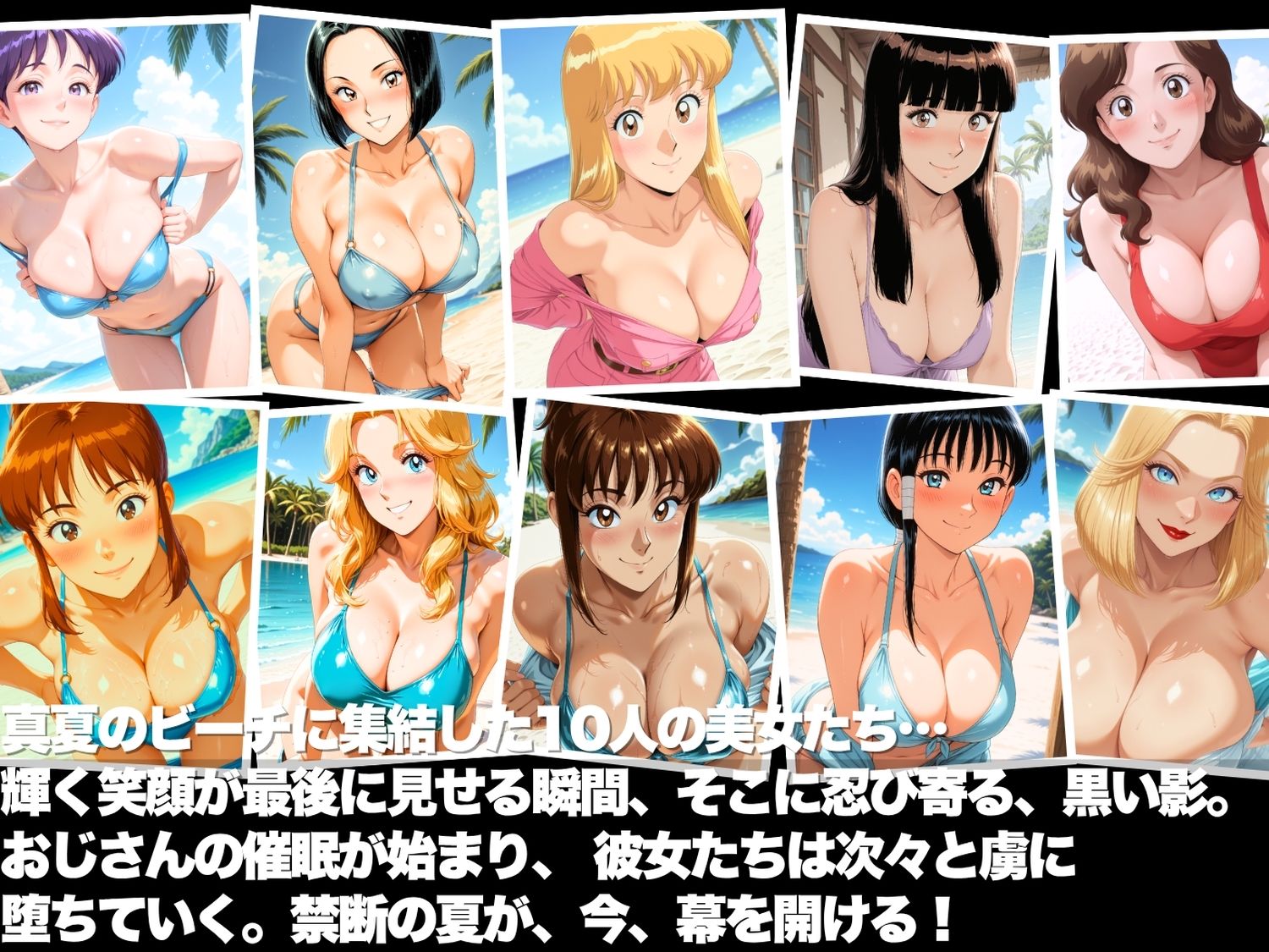 真夏の海辺で堕ちて 〜おじさんの虜になって妊娠するまで〜 こちら葛飾区亀●公園前派出所編 サンプル1ページ目