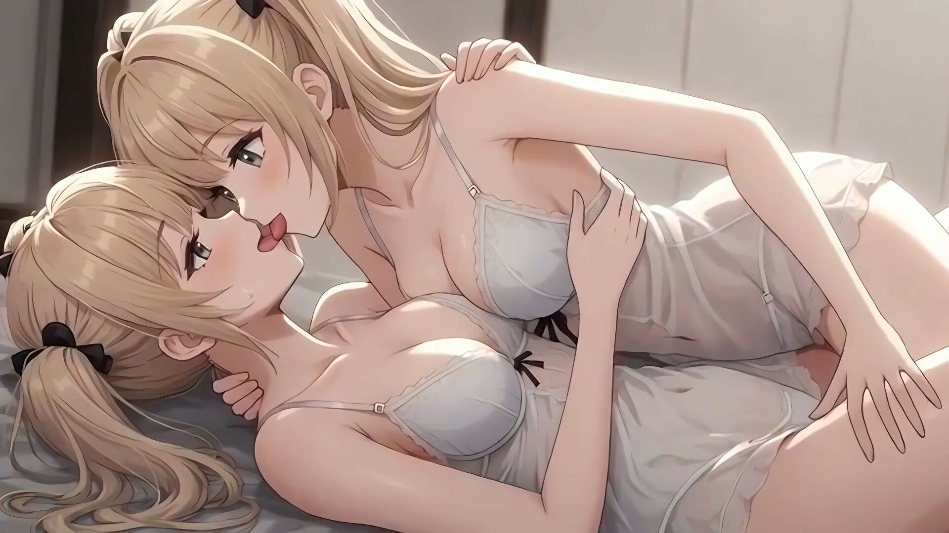 【34分フルボイス】ぺろちゅぱ百合キス大全集〜美少女レズえっち74連発〜【フルモーション】 サンプル1ページ目
