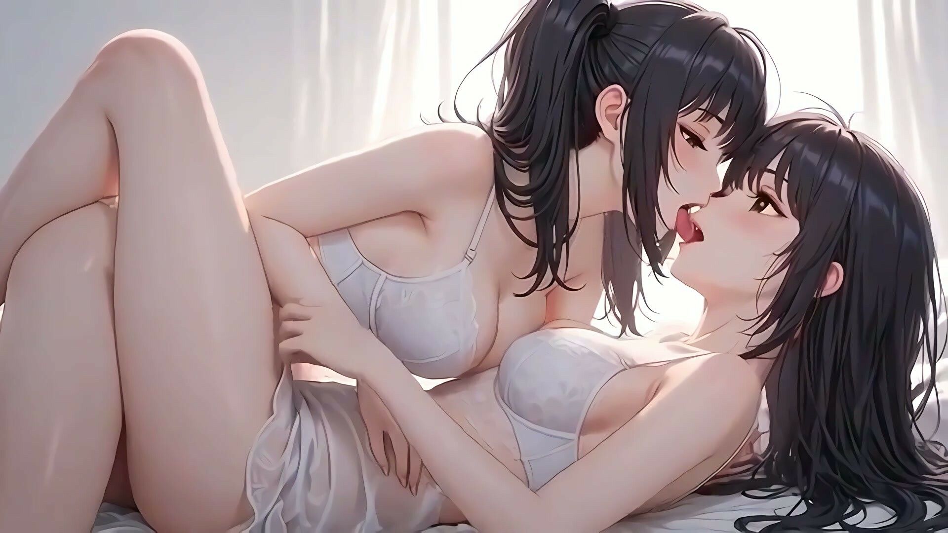 【34分フルボイス】ぺろちゅぱ百合キス大全集〜美少女レズえっち74連発〜【フルモーション】 サンプル2ページ目