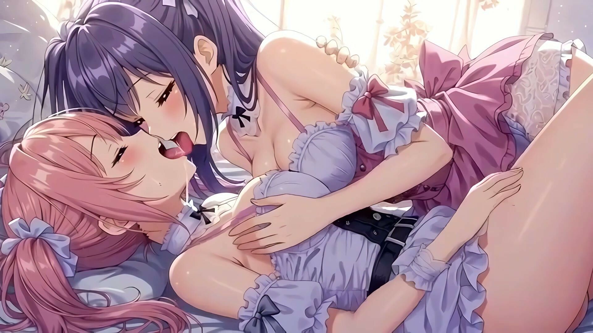 【34分フルボイス】ぺろちゅぱ百合キス大全集〜美少女レズえっち74連発〜【フルモーション】 サンプル4ページ目