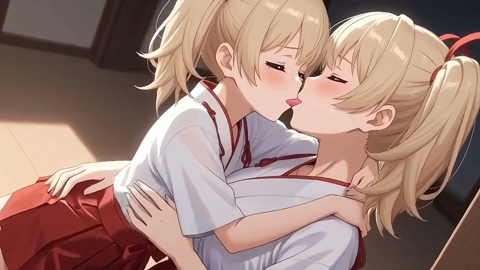 【34分フルボイス】ぺろちゅぱ百合キス大全集〜美少女レズえっち74連発〜【フルモーション】 サンプル5ページ目