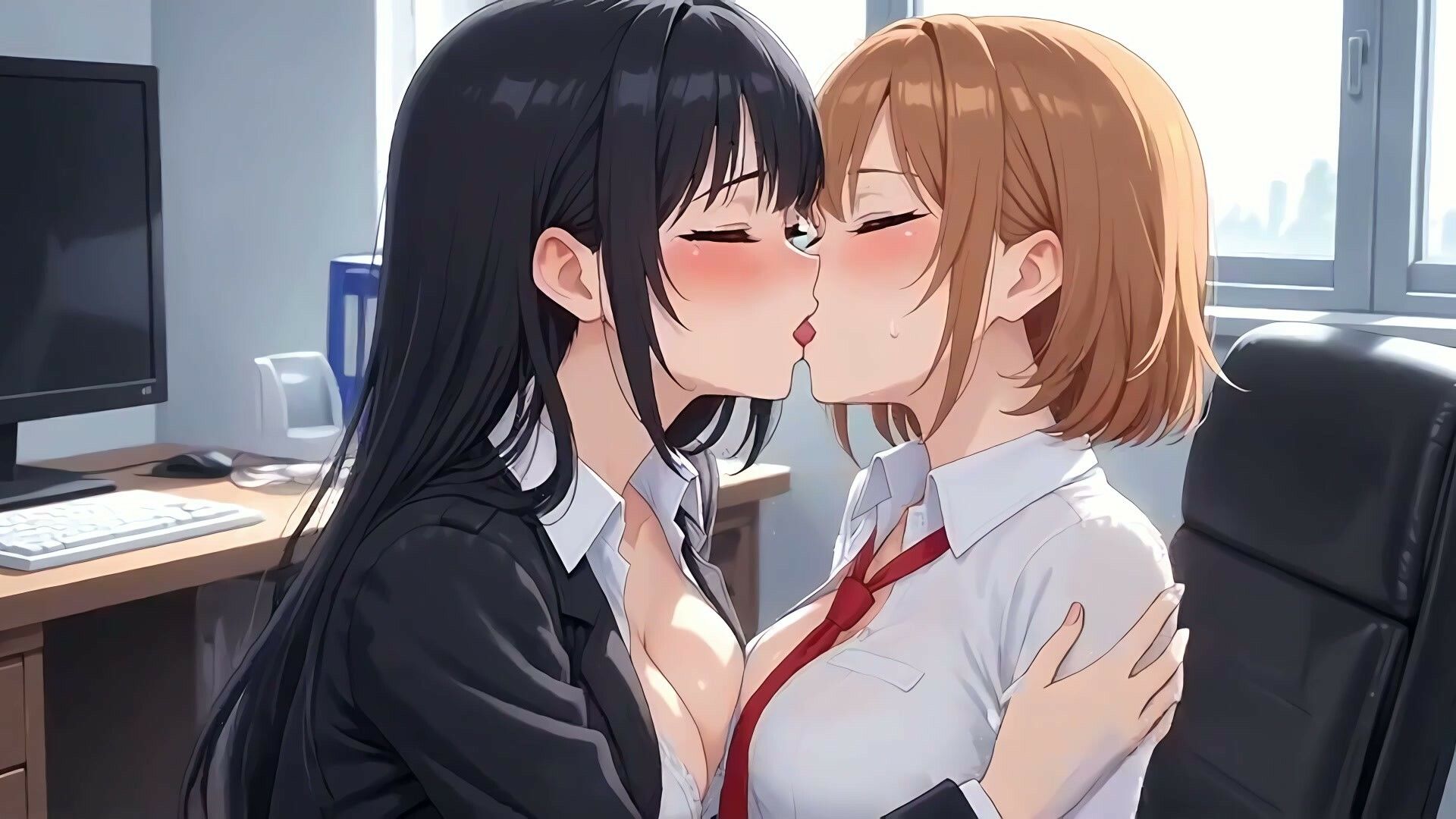 【34分フルボイス】ぺろちゅぱ百合キス大全集〜美少女レズえっち74連発〜【フルモーション】 サンプル8ページ目