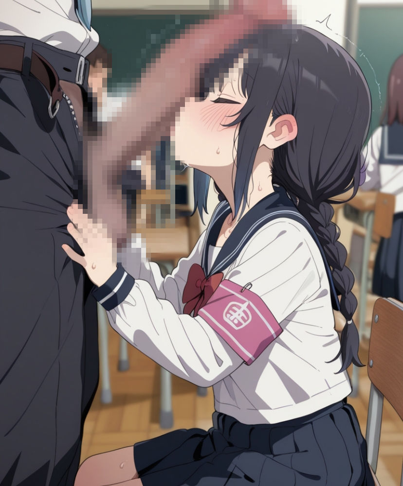 トウバン〜性処理当番（1）＋（2）〜黒髪女子編＋ギャル編 サンプル1ページ目
